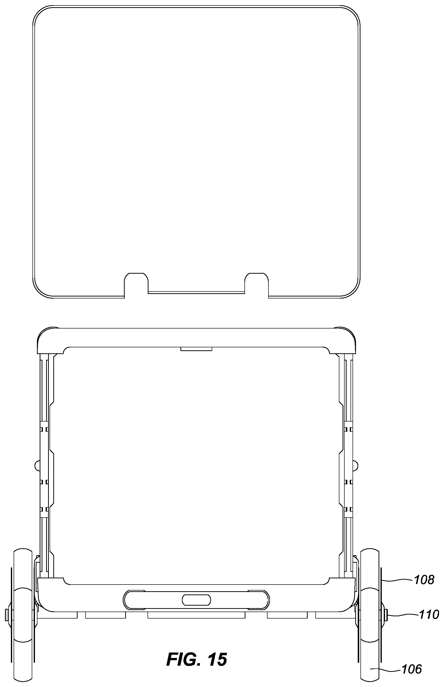 Patent US12103576 Figure 15 – Stackable collapsible carts