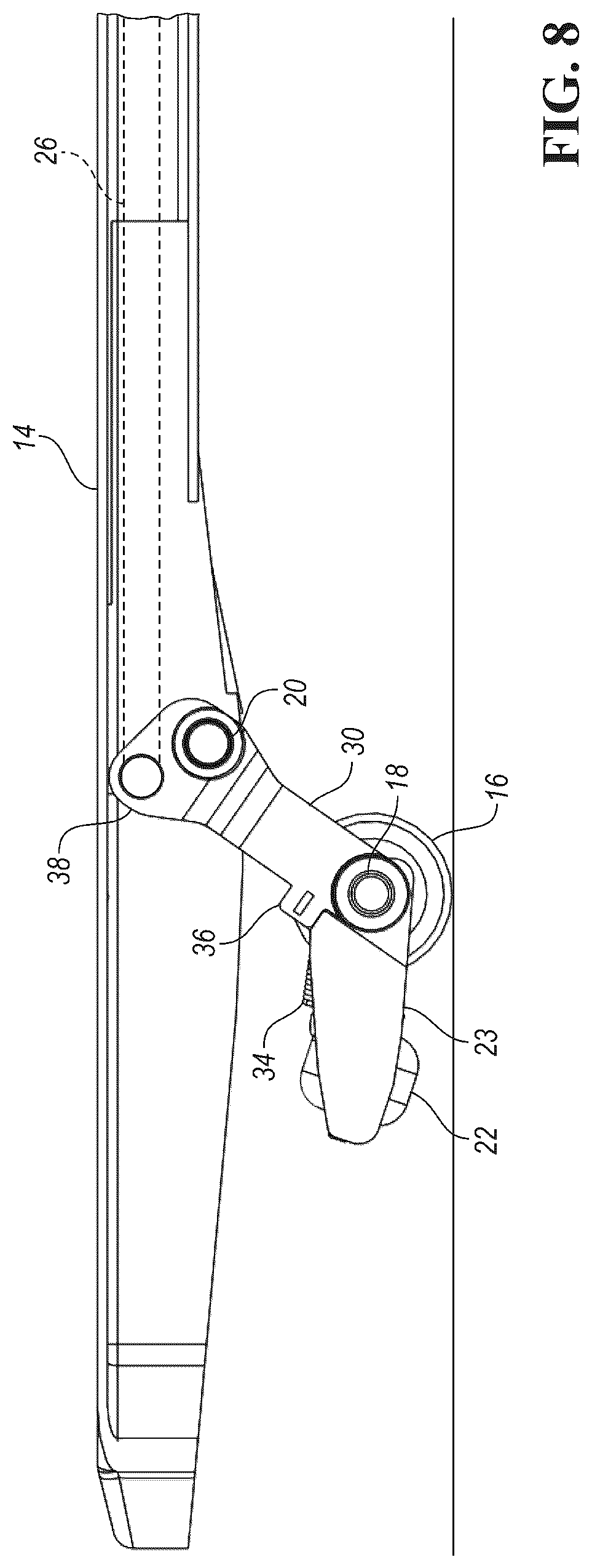 Patent US12103577 Figure 8 – Adjustable span tine pallet jack