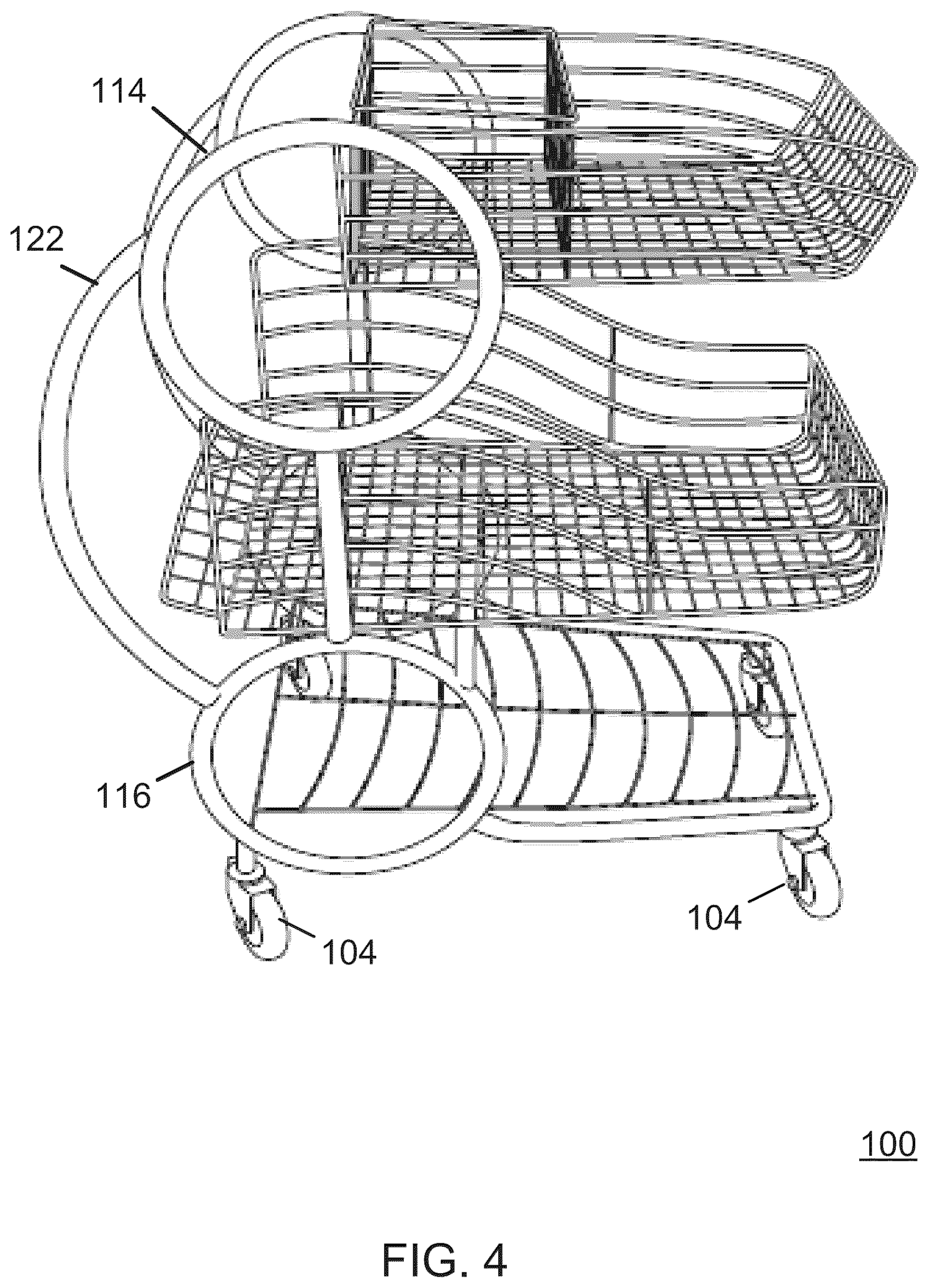 Patent US12103578 Figure 4 – Shopping cart