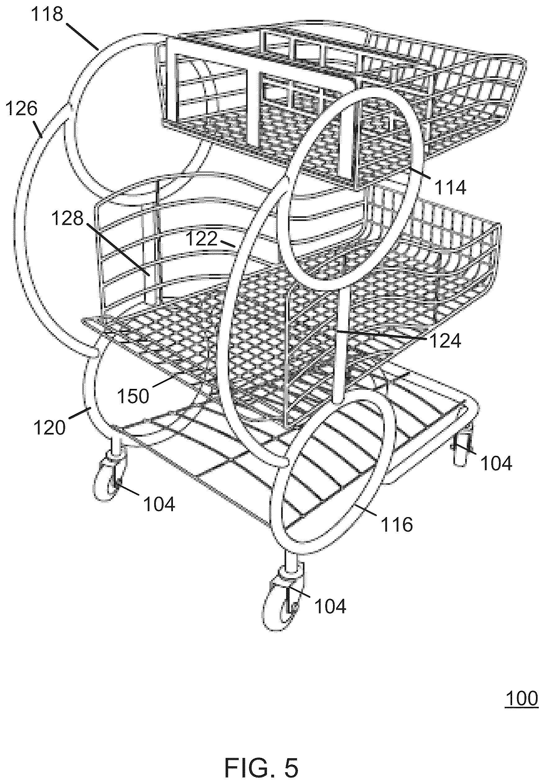 Patent US12103578 Figure 7 – Shopping cart