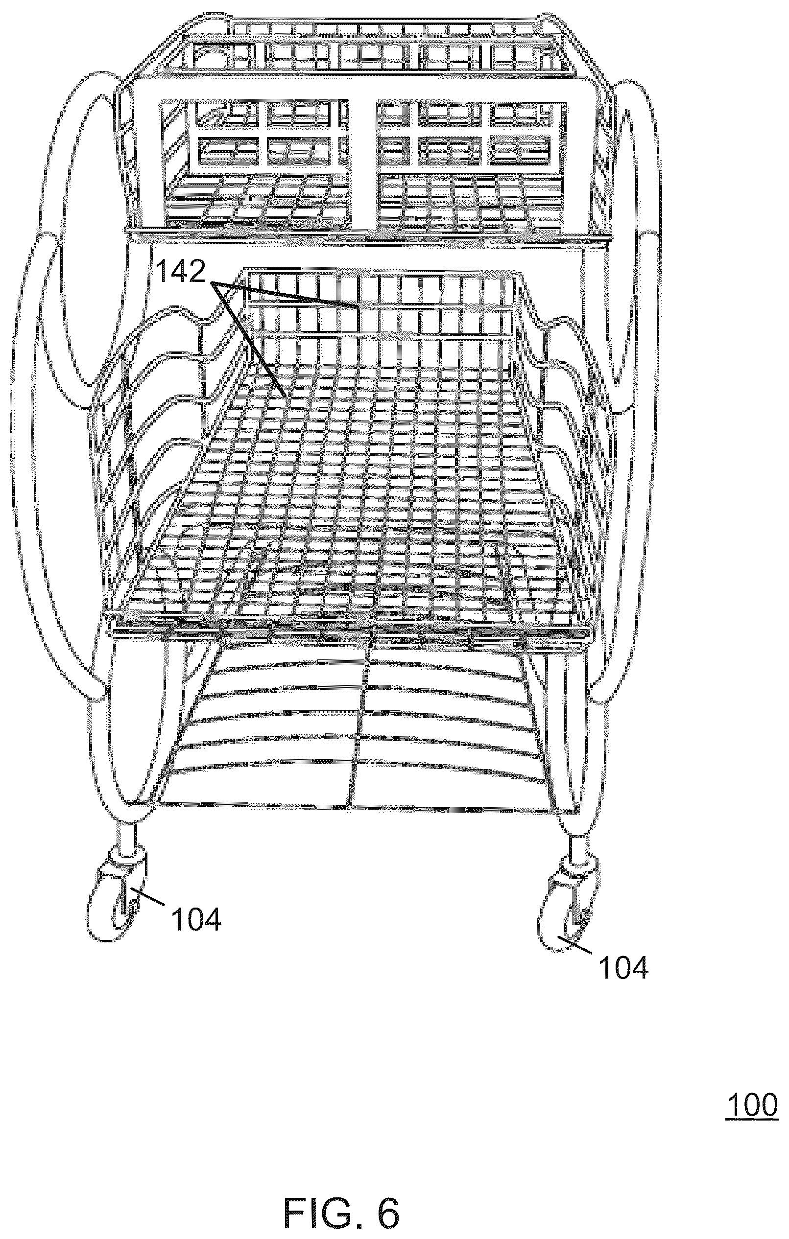 Patent US12103578 Figure 8 – Shopping cart