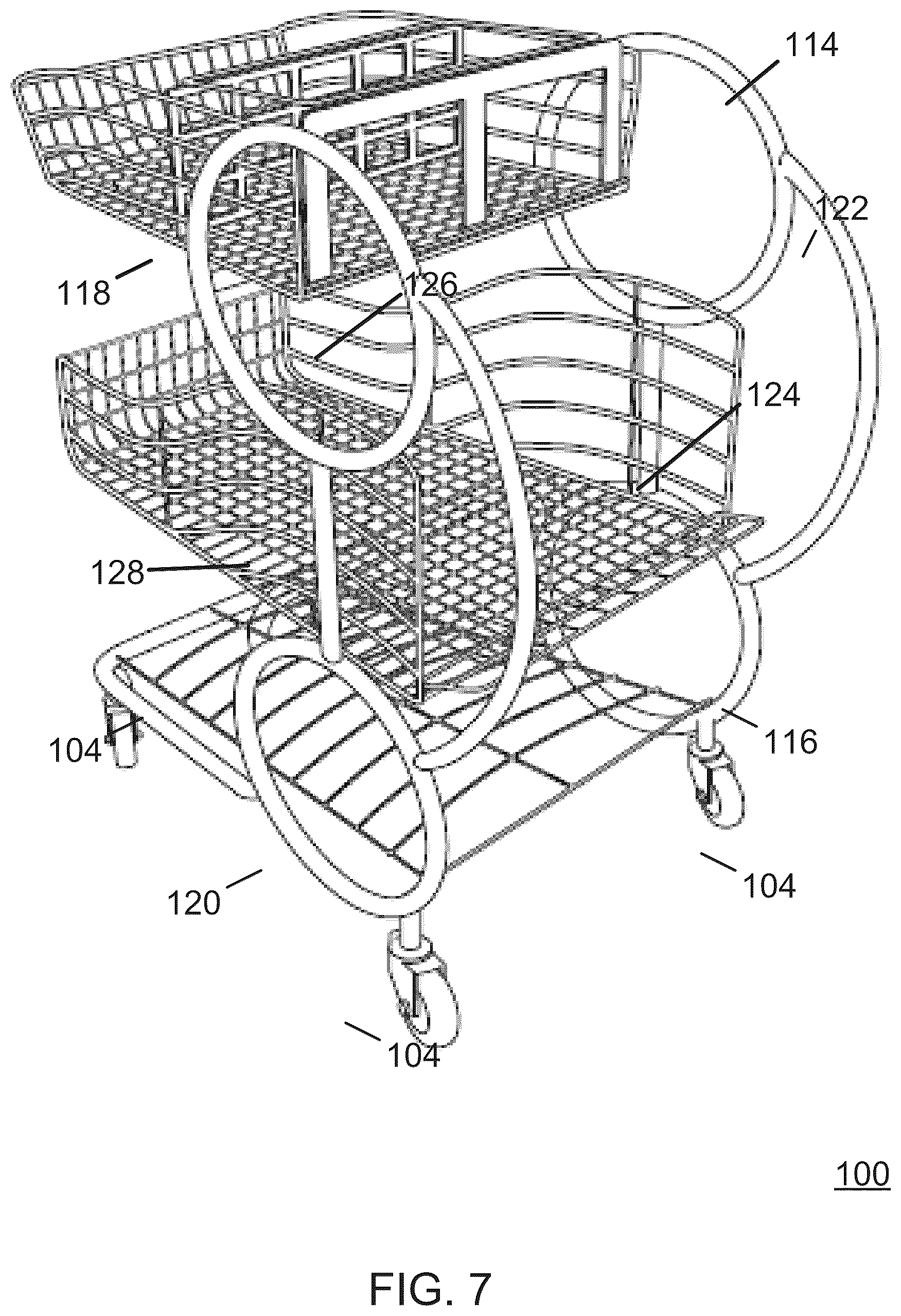 Patent US12103578 Figure 9 – Shopping cart