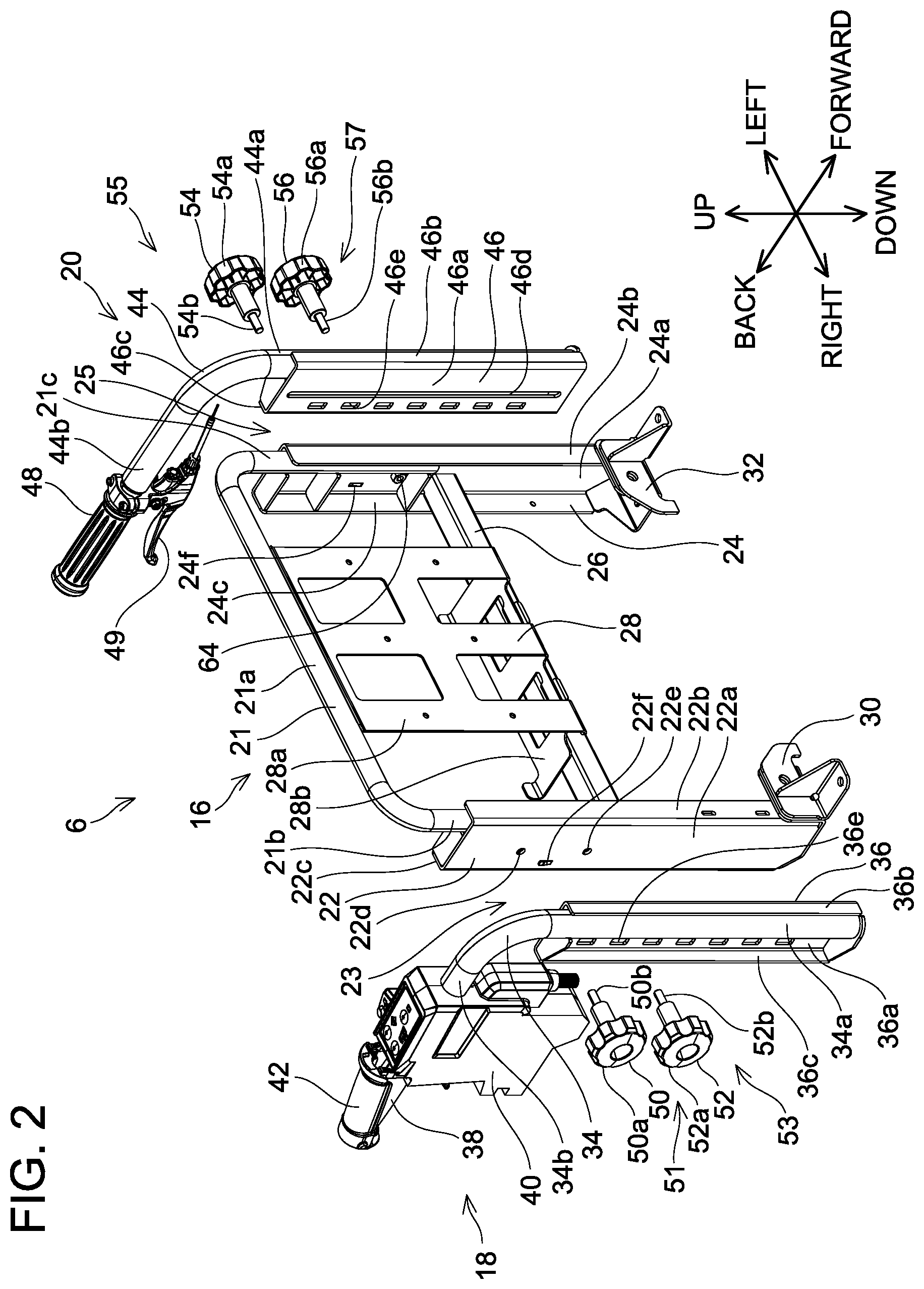 Patent US12103579 Figure 2 – Working machine