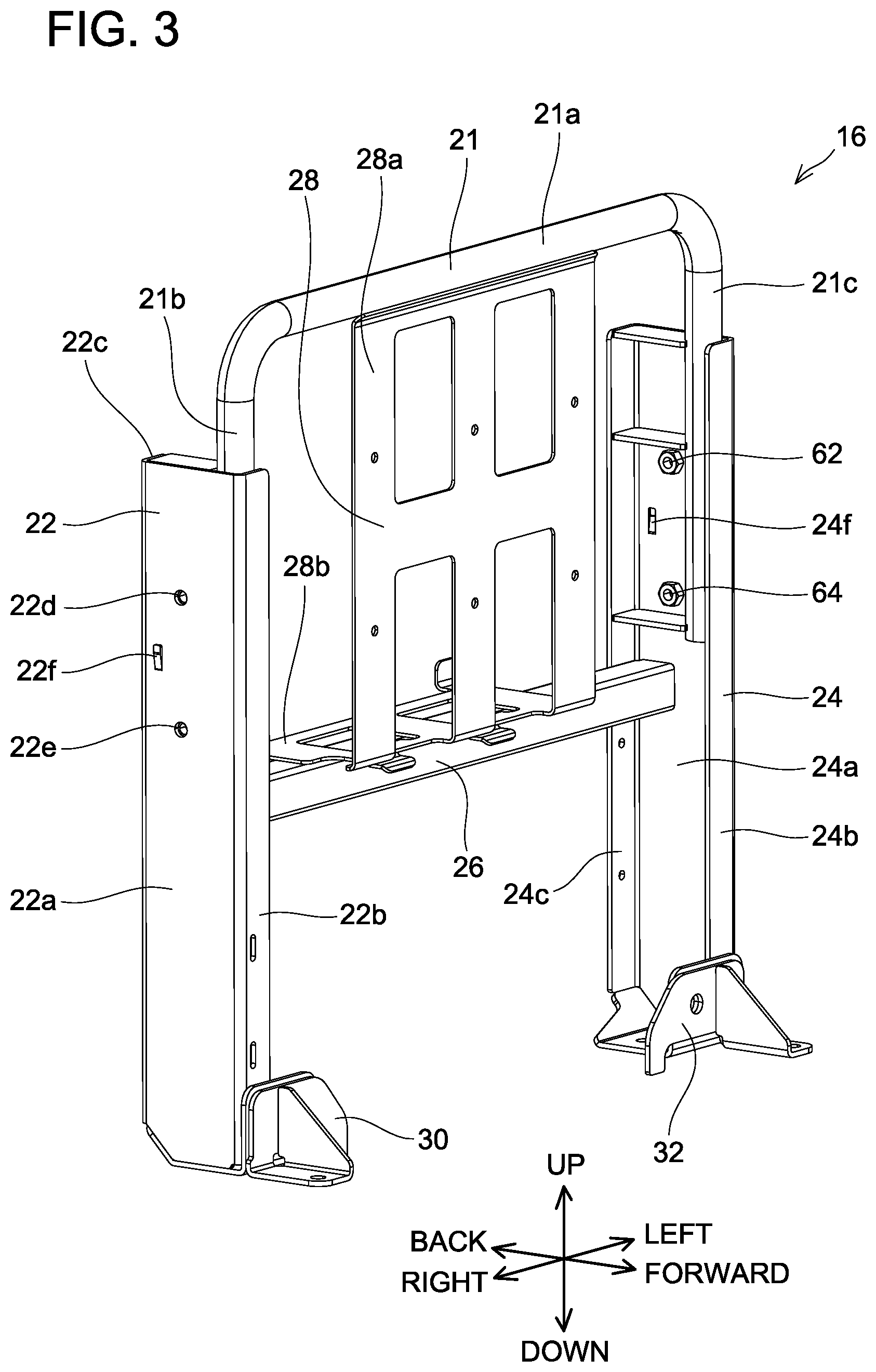 Patent US12103579 Figure 3 – Working machine