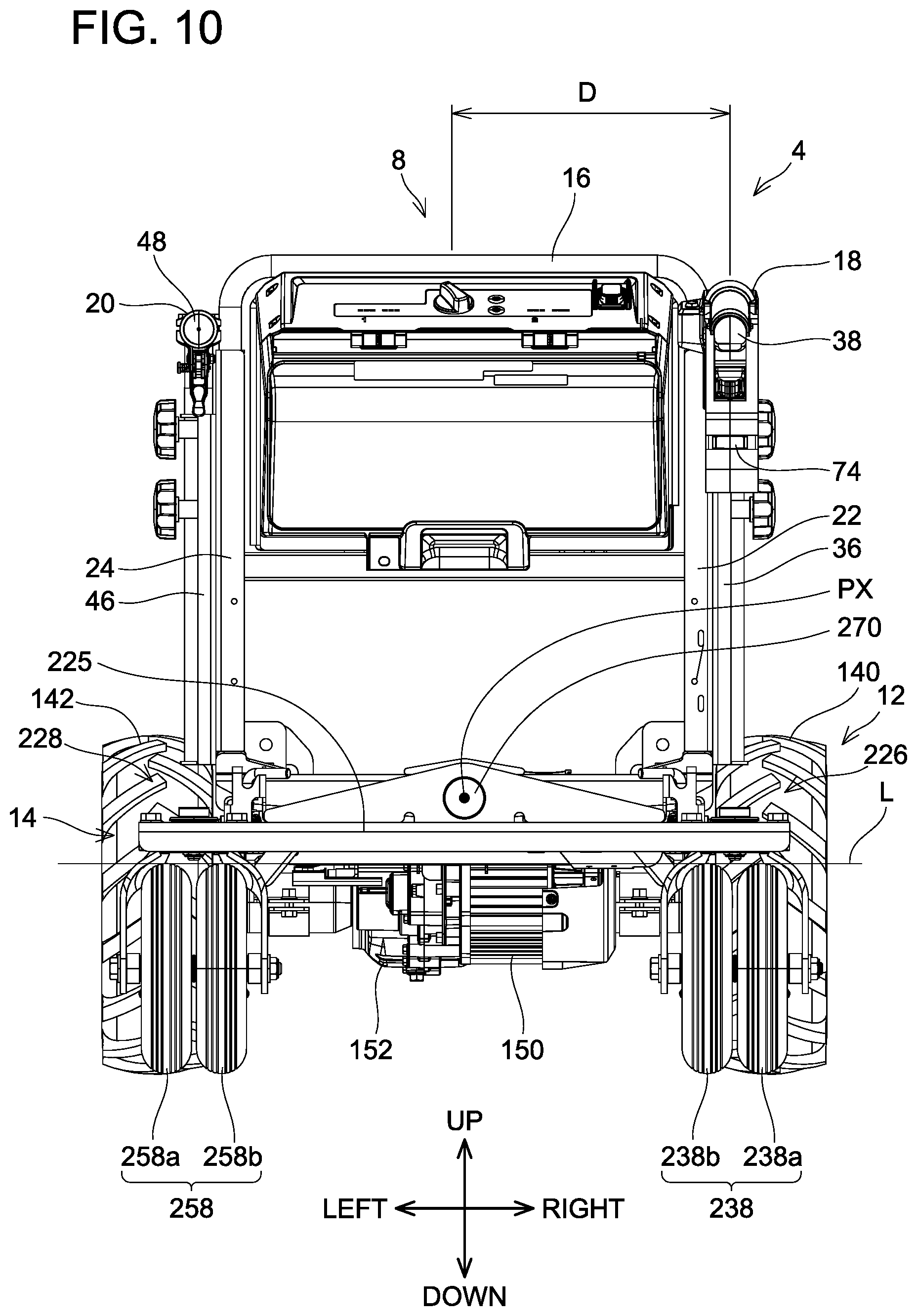 Patent US12103579 Figure 10 – Working machine