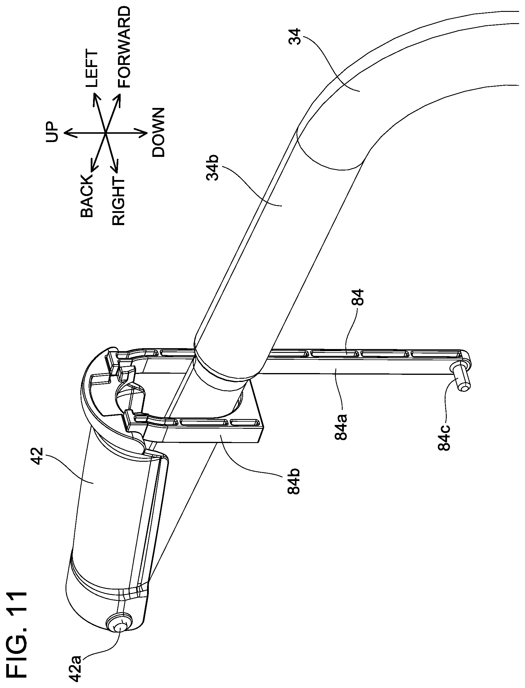 Patent US12103579 Figure 11 – Working machine