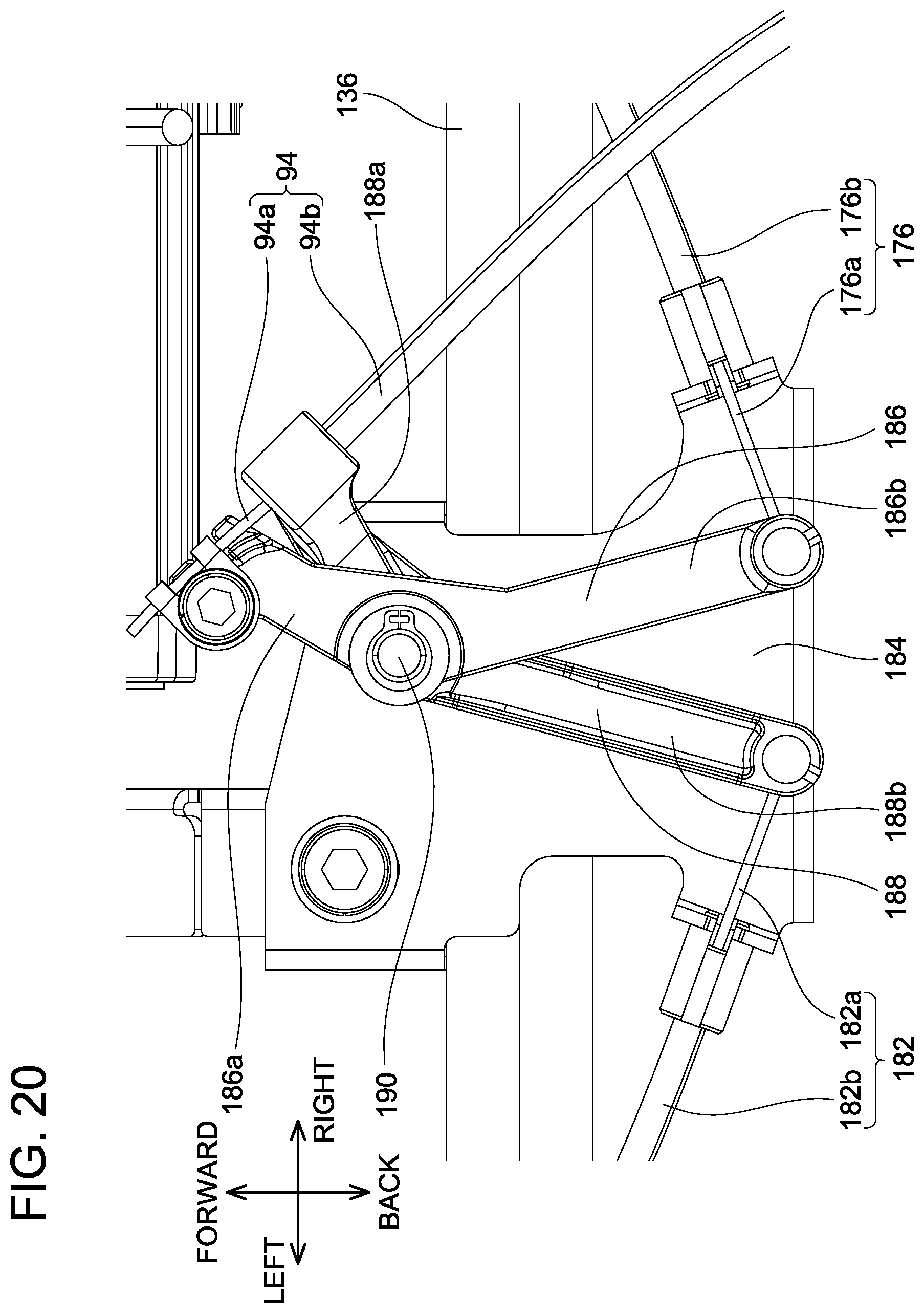 Patent US12103579 Figure 20 – Working machine