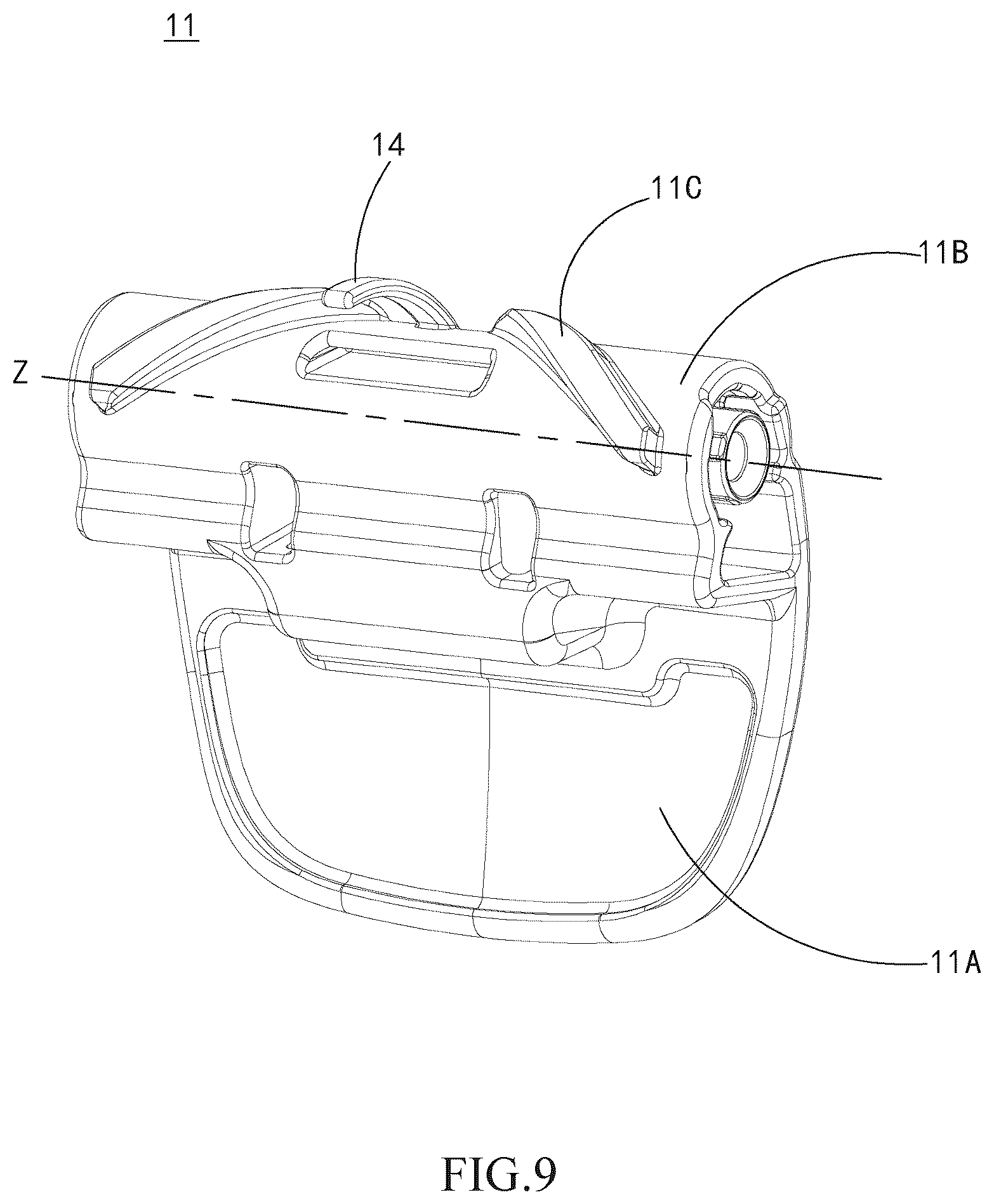 Patent US12103580 Figure 10 – Folding handle, folding device, child stroller seat and child stroller