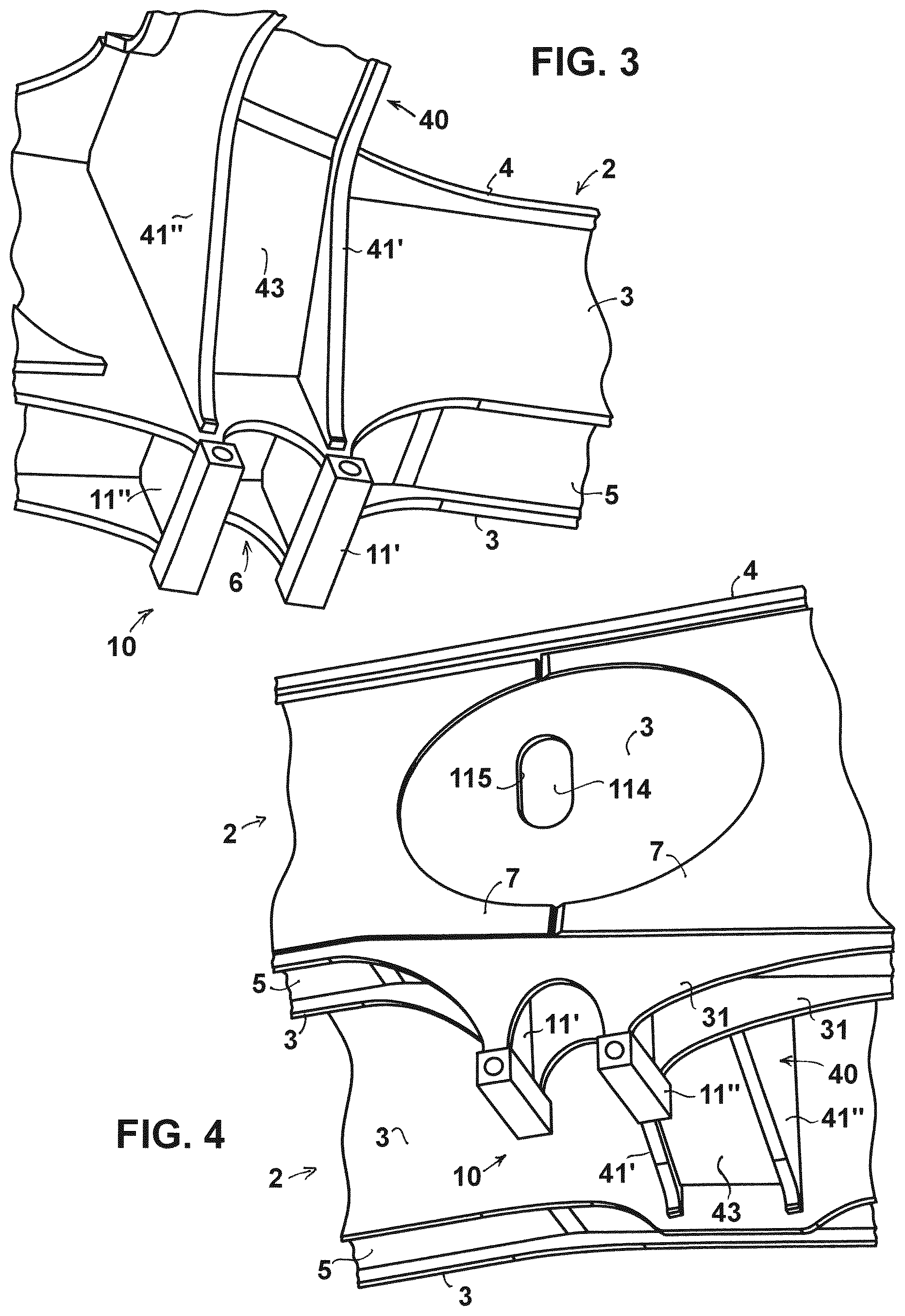Patent US12103587 Figure 2 – Vehicle chassis having twin walled beams with suspension mounting structure