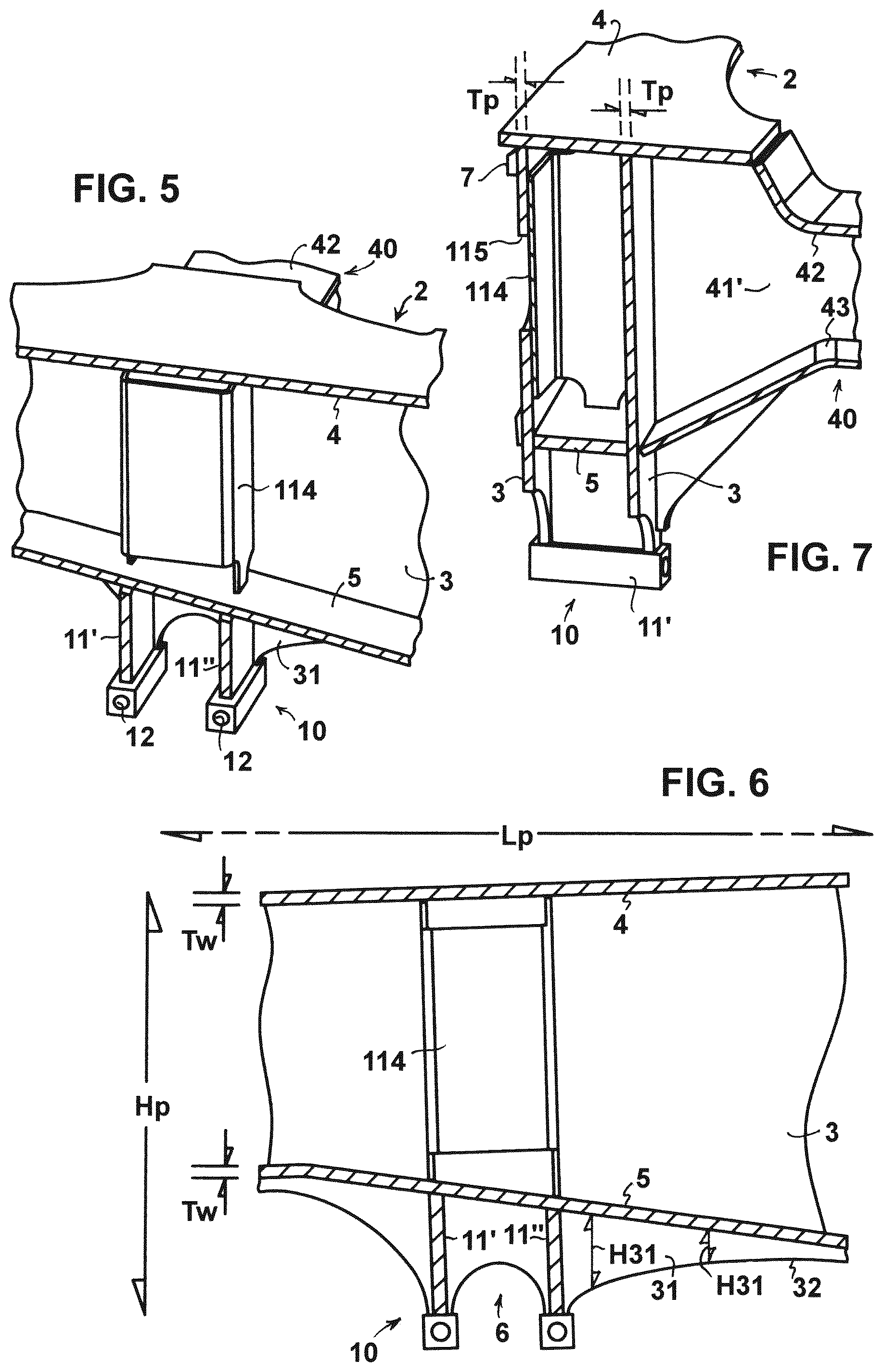 Patent US12103587 Figure 3 – Vehicle chassis having twin walled beams with suspension mounting structure