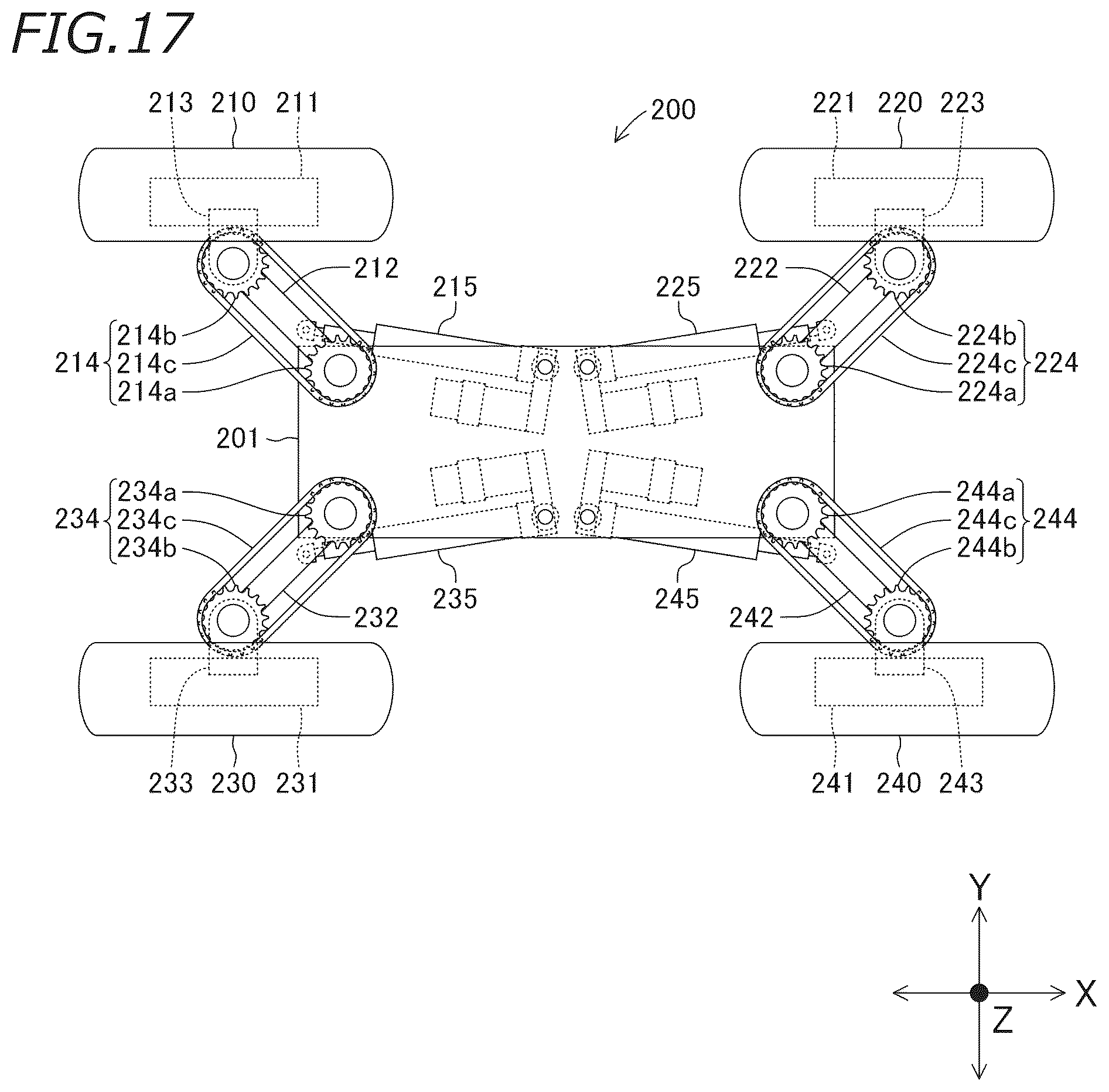 Patent US12103588 Figure 12 – Vehicle platform
