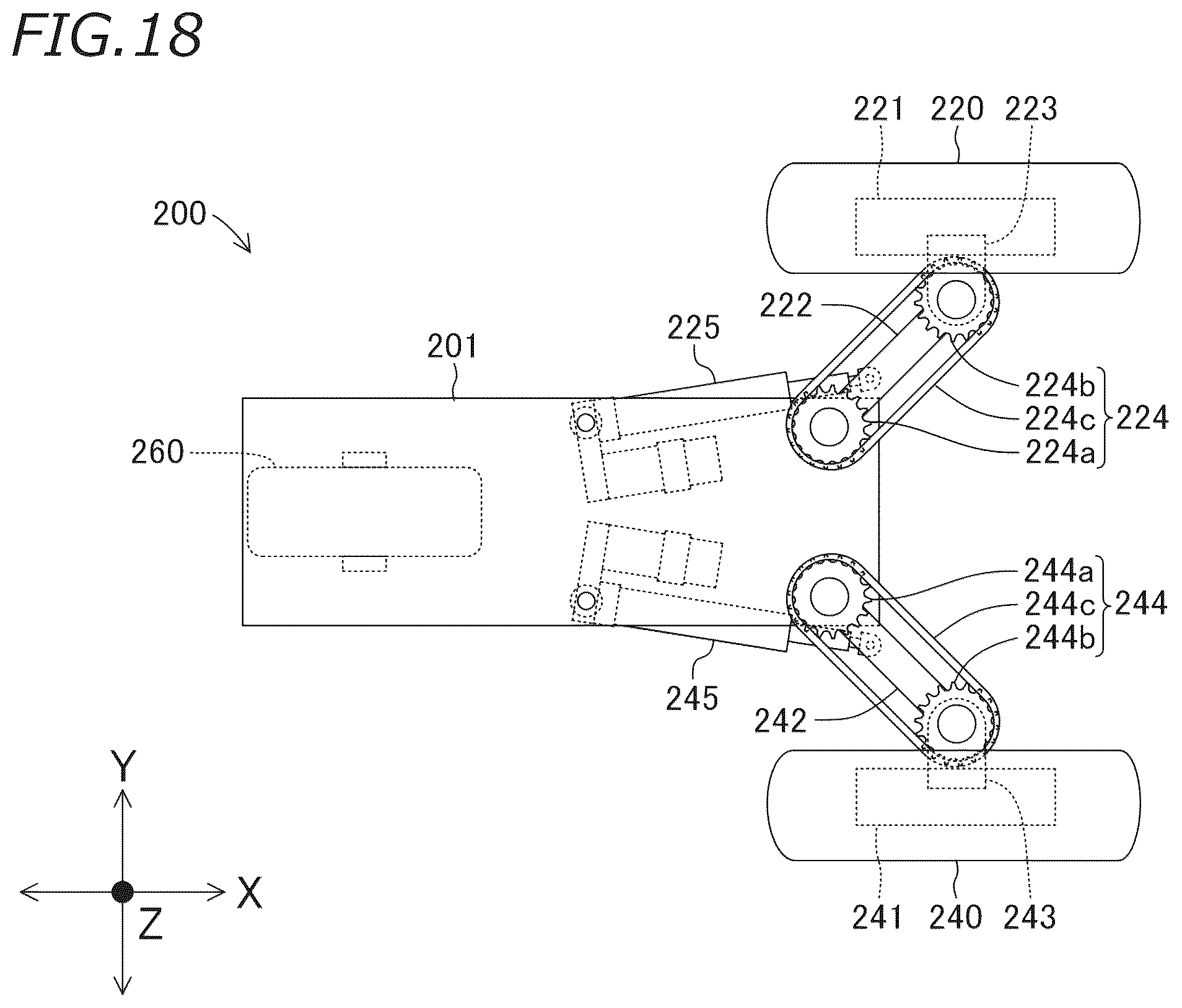 Patent US12103588 Figure 13 – Vehicle platform