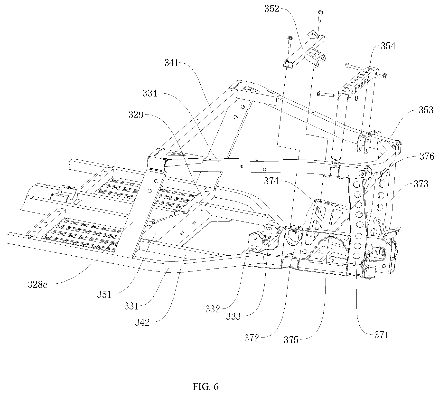 Patent US12103589 Figure 6 – All-terrain vehicle and body thereof