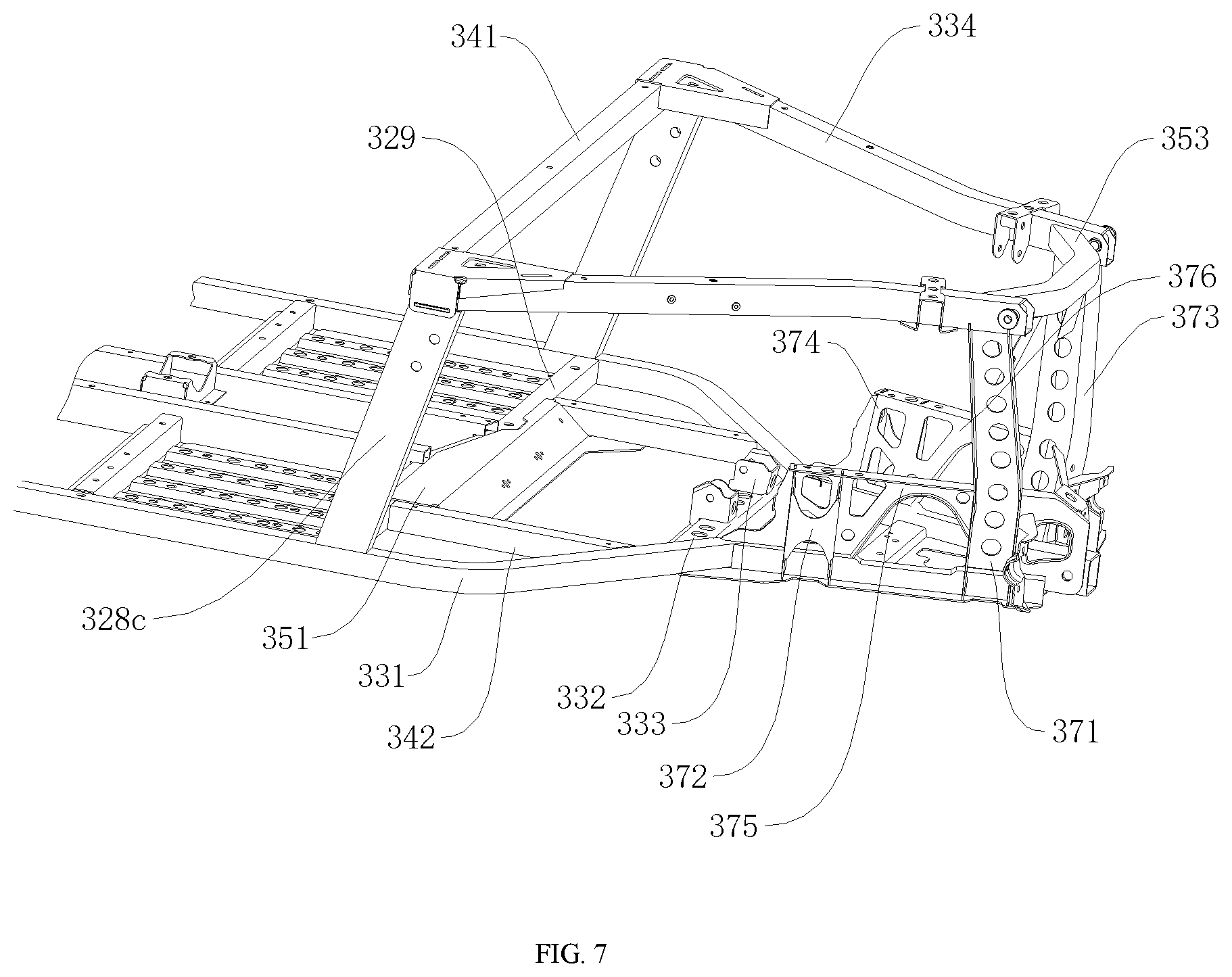 Patent US12103589 Figure 7 – All-terrain vehicle and body thereof