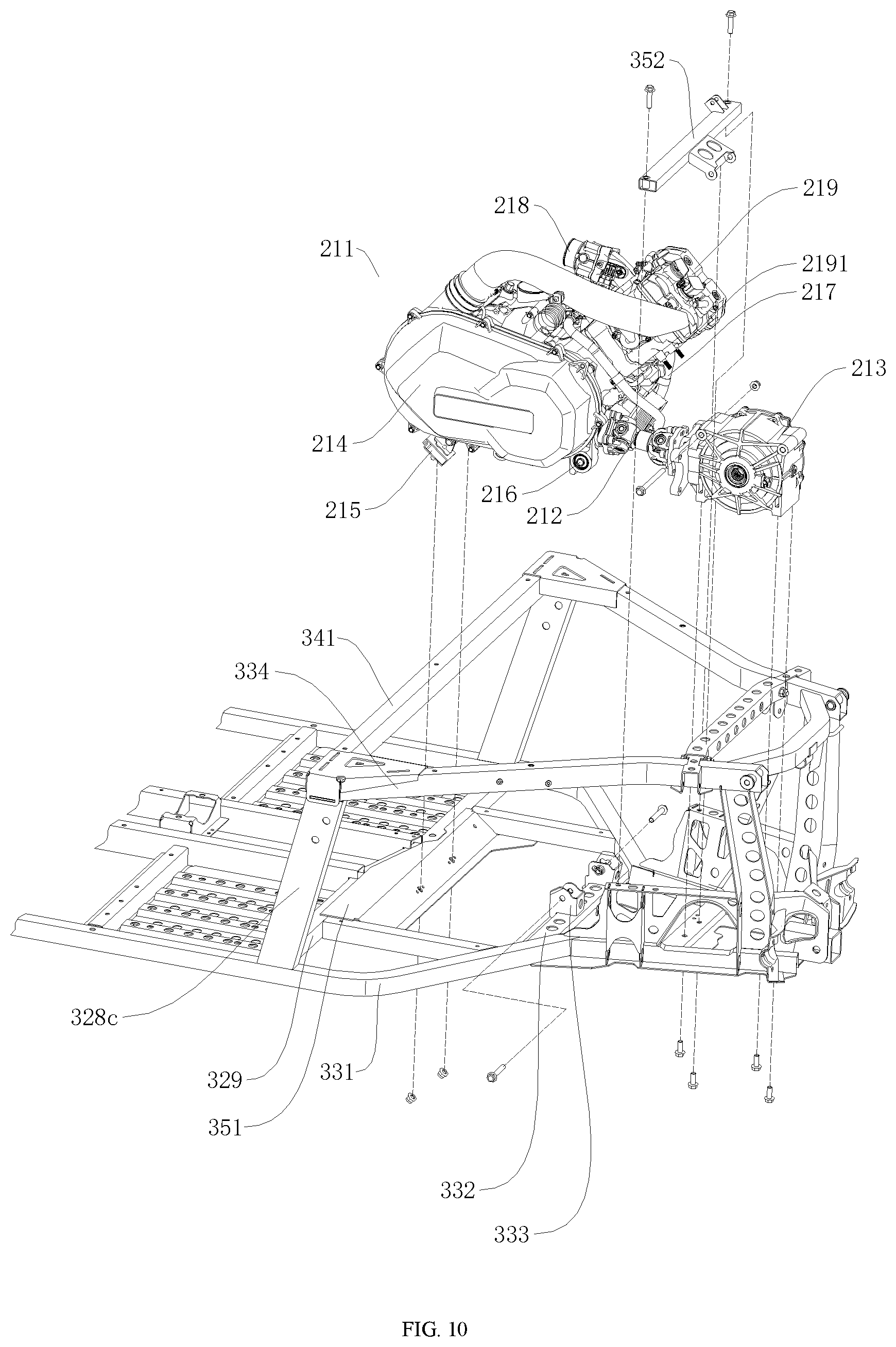 Patent US12103589 Figure 10 – All-terrain vehicle and body thereof