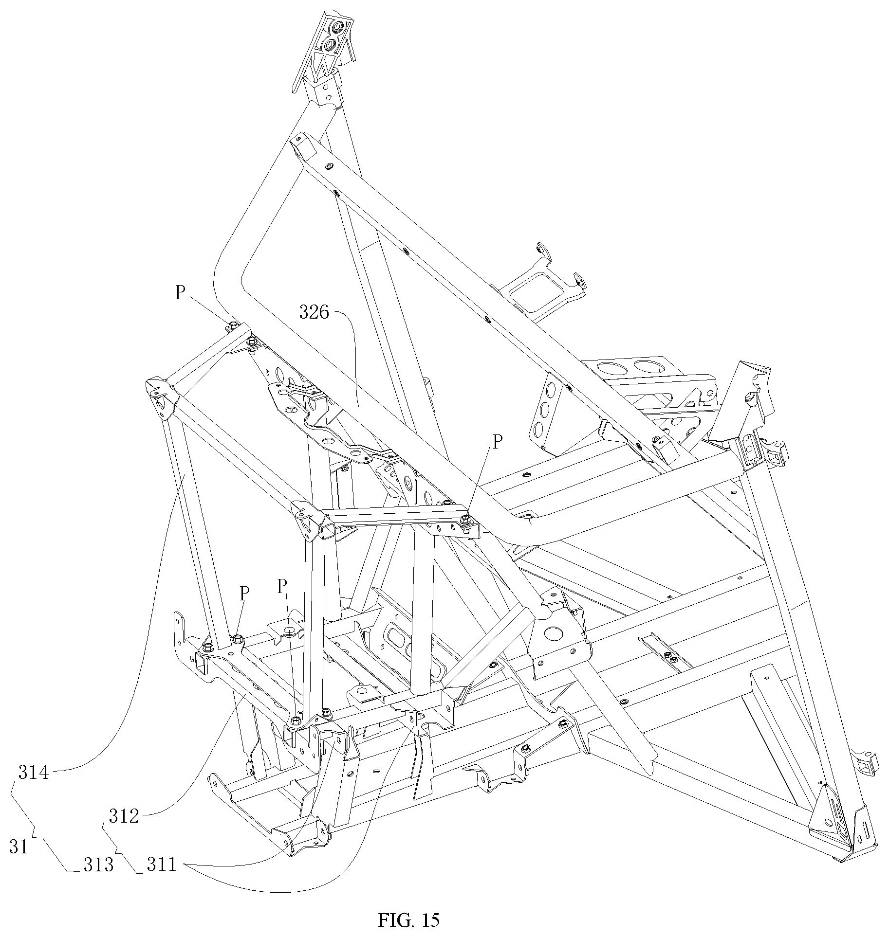 Patent US12103589 Figure 15 – All-terrain vehicle and body thereof