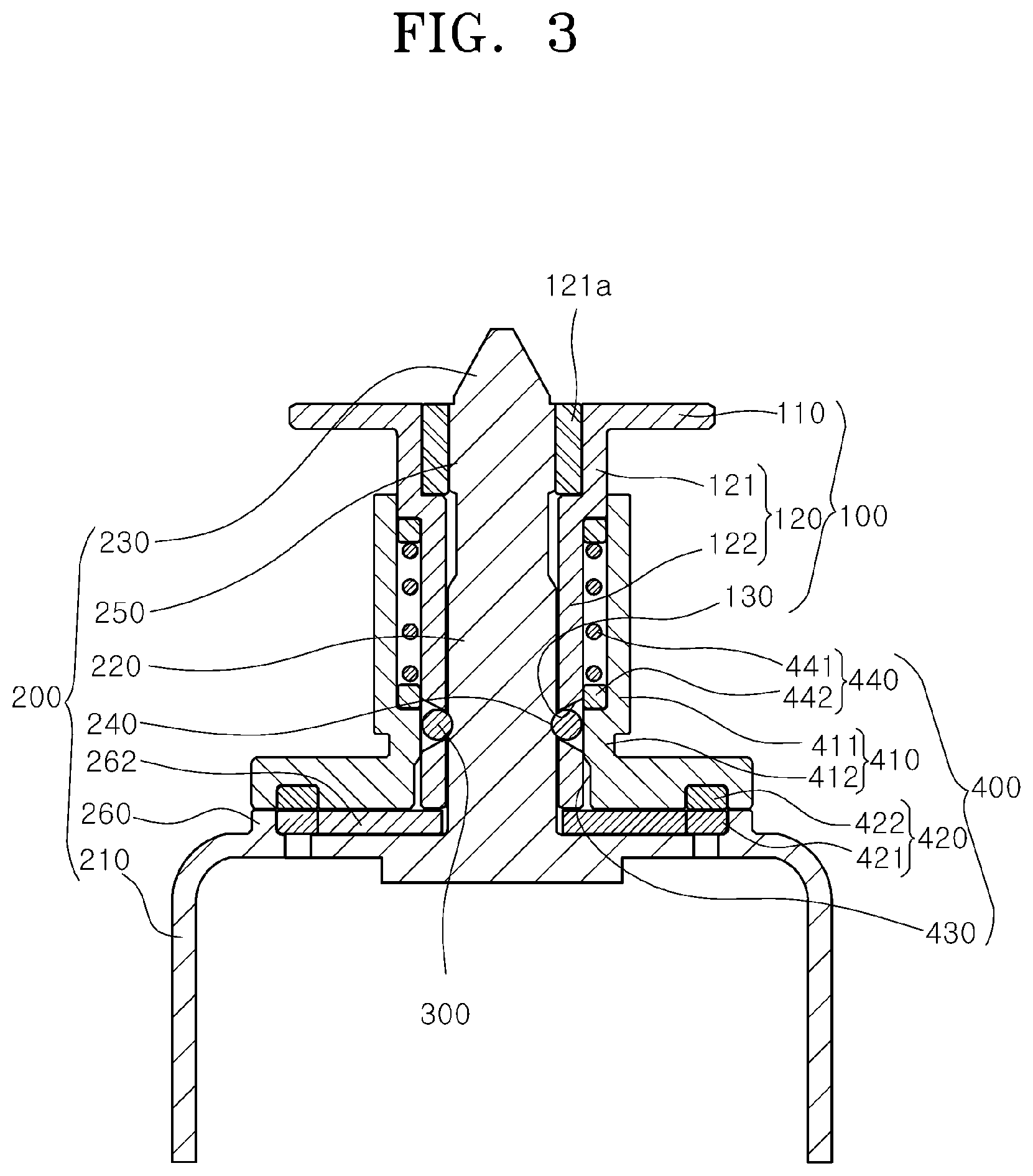 Patent US12103590 Figure 3 – Fastening apparatus for vehicle