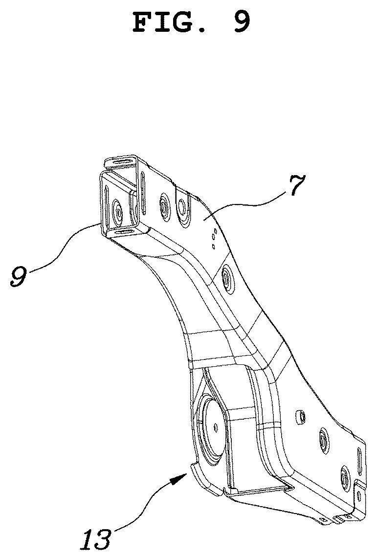 Patent US12103591 Figure 9 – Frame structure for a vehicle