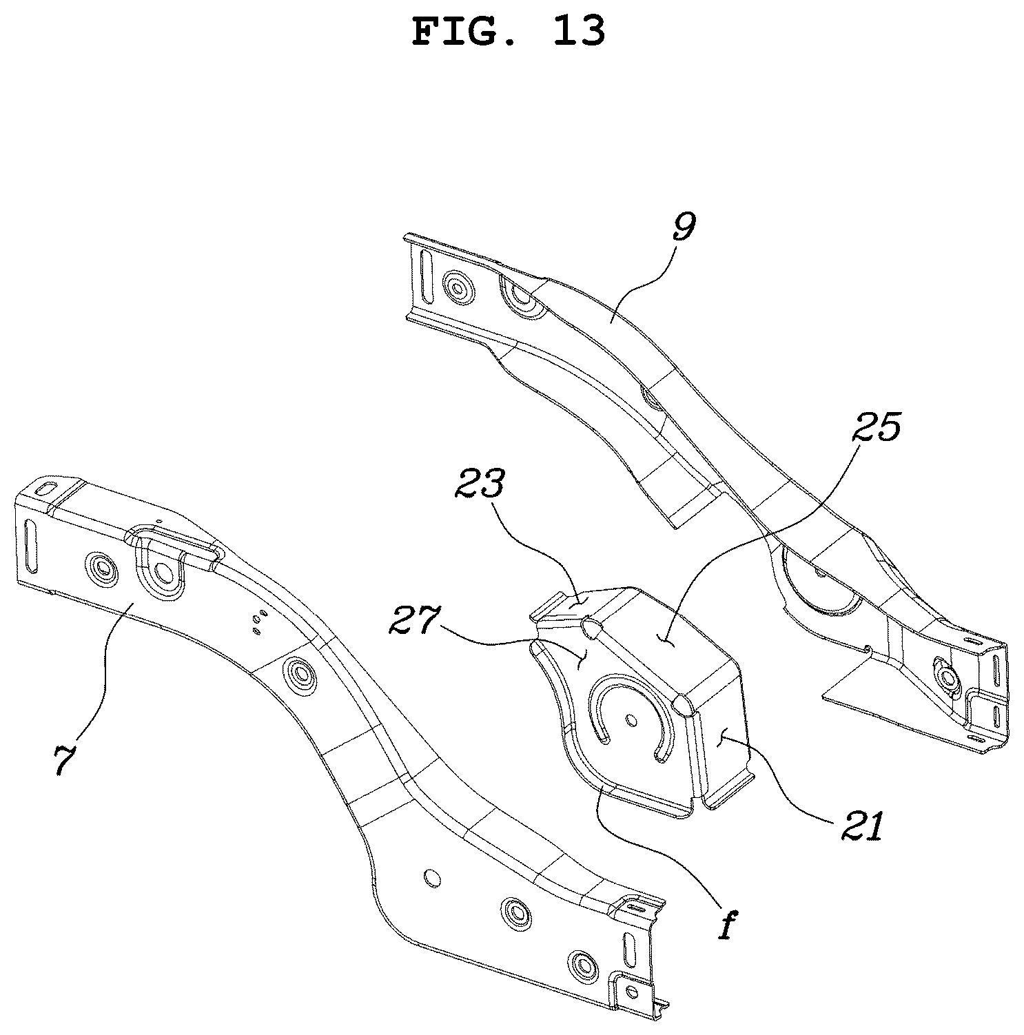 Patent US12103591 Figure 13 – Frame structure for a vehicle