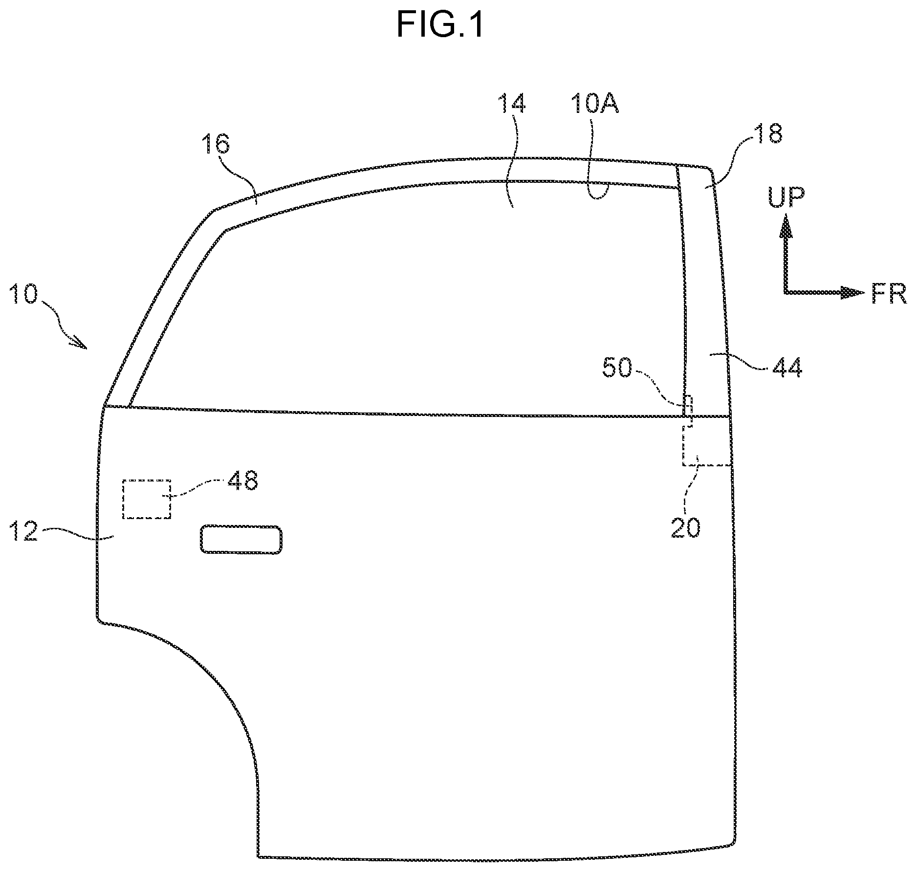 Patent US12103597 Figure 1 – Vehicle-mounted component attachment structure and vehicle-mounted component attachment method