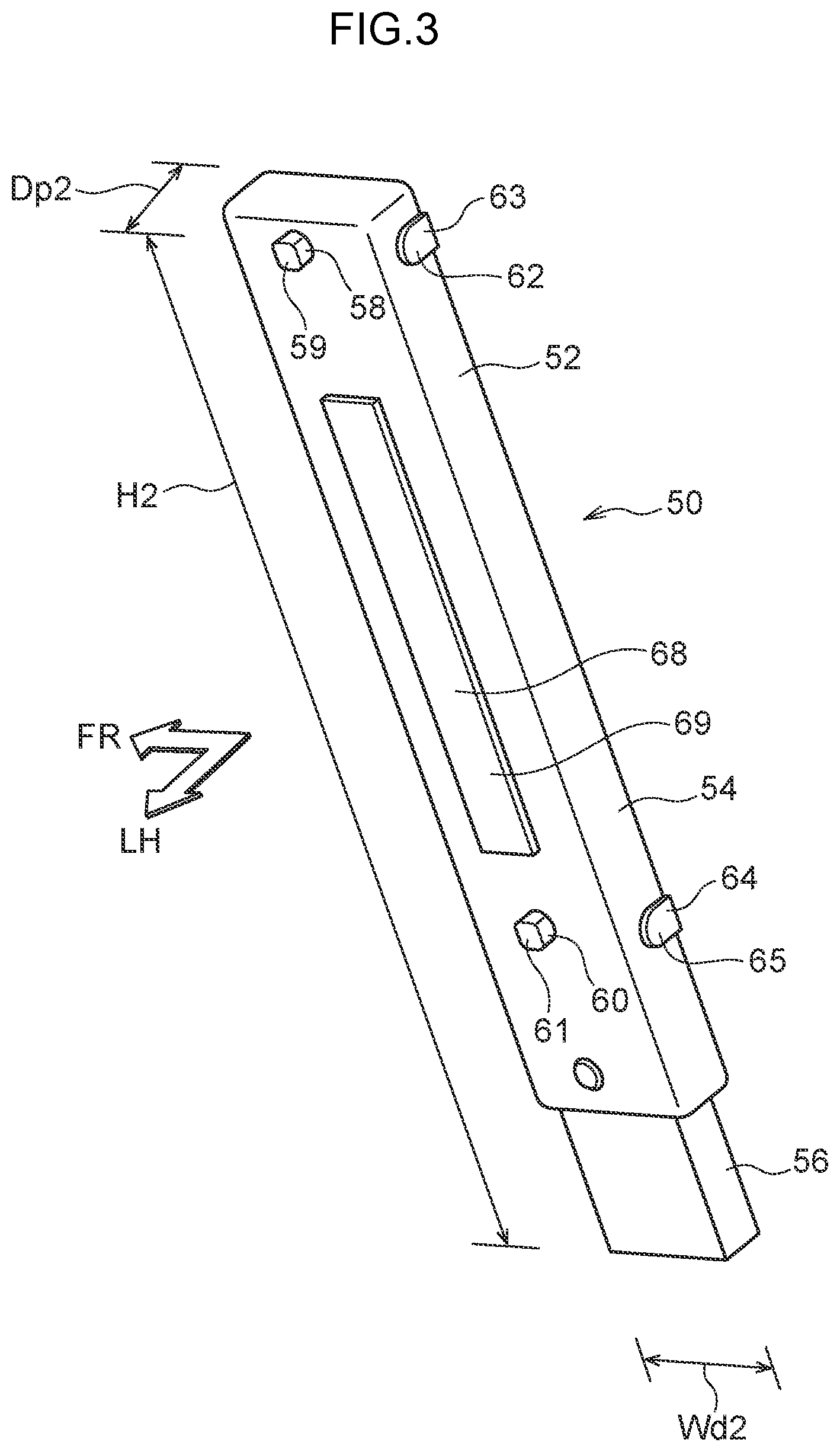 Patent US12103597 Figure 3 – Vehicle-mounted component attachment structure and vehicle-mounted component attachment method