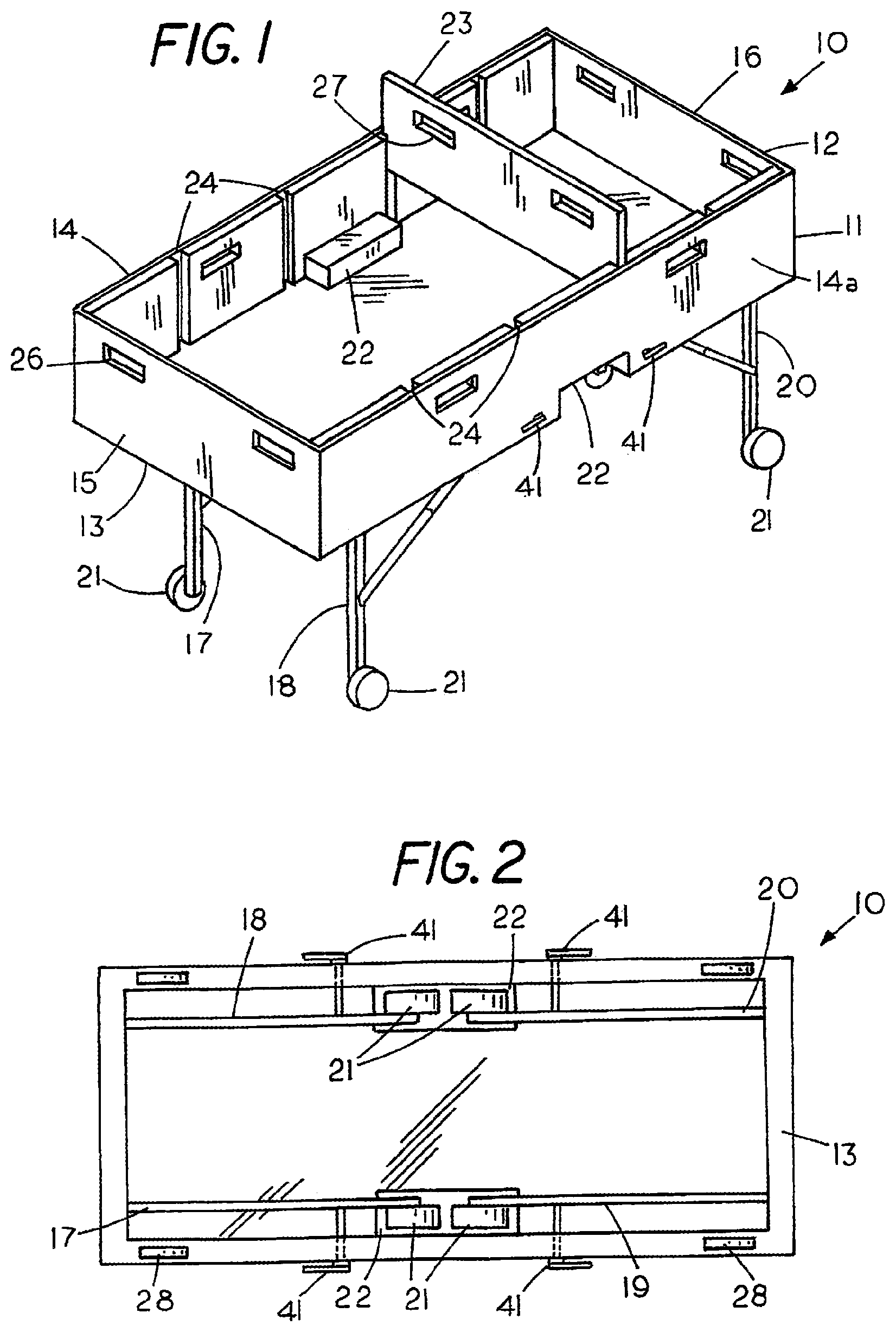 Patent US12103599 Figure 1 – Truck bed storage box