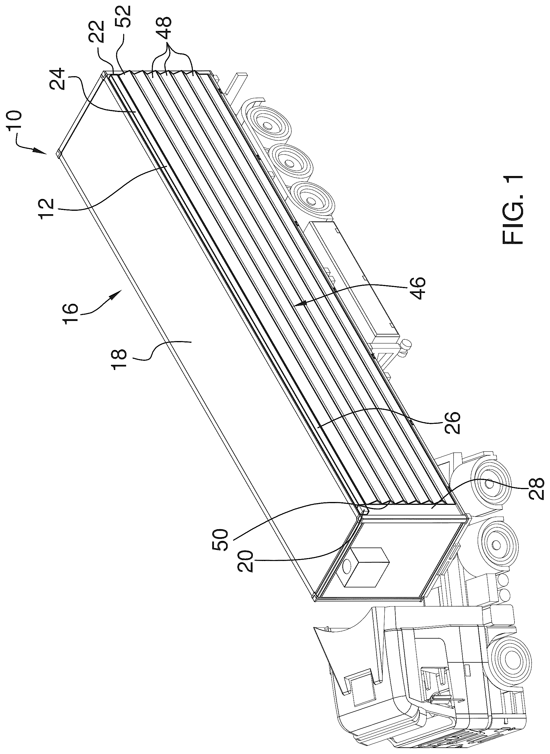 Patent US12103600 Figure 1 – Wind deflection assembly
