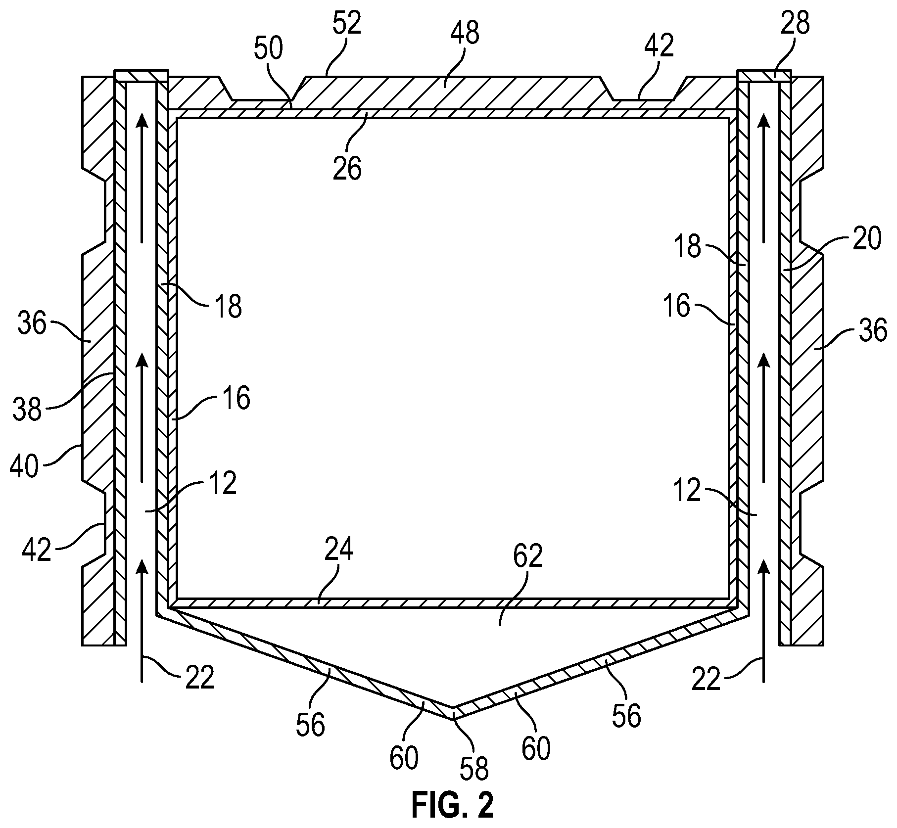 Patent US12103601 Figure 2 – Semi-trailer aerodynamic drag deflection assembly