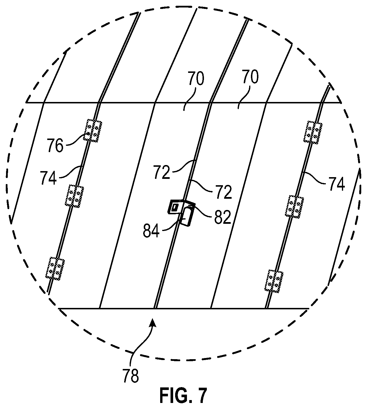 Patent US12103601 Figure 5 – Semi-trailer aerodynamic drag deflection assembly
