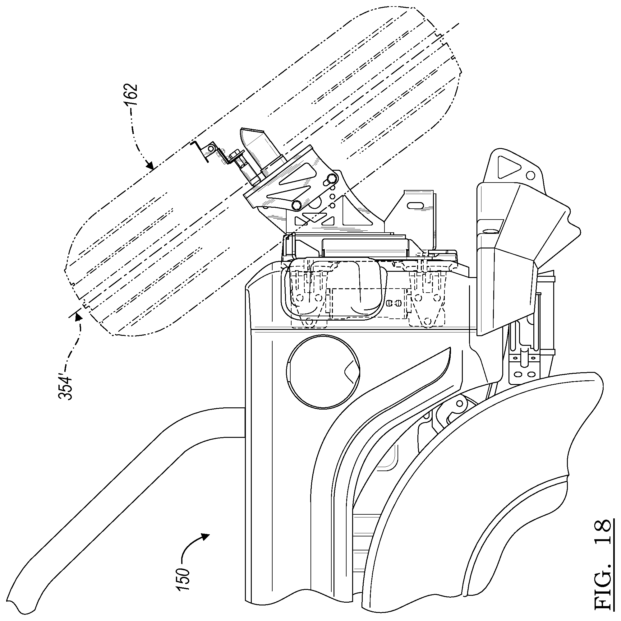 Patent US12103603 Figure 18 – Wheel carrier bracket assembly