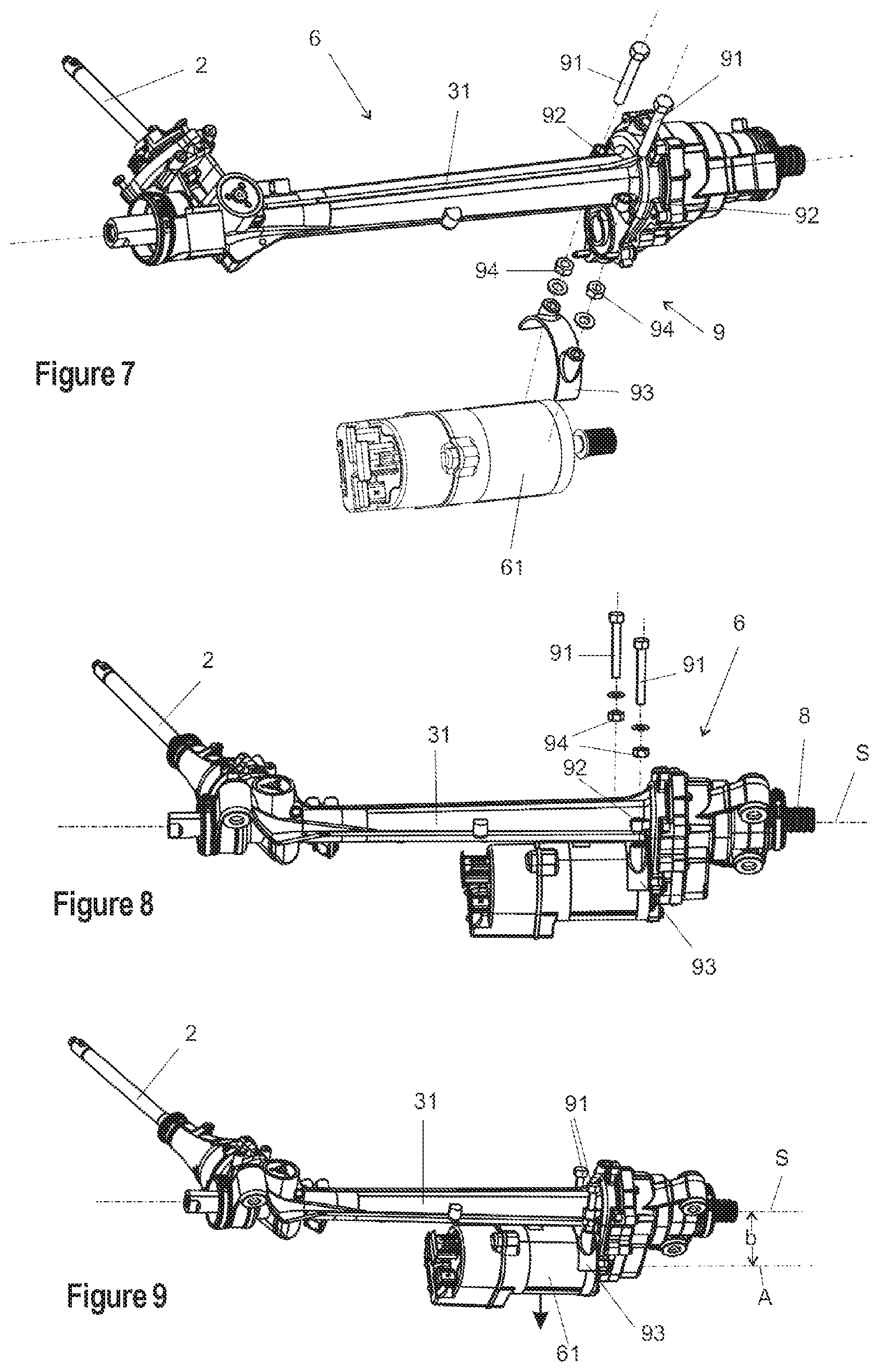 Patent US12103605 Figure 4 – Power assistance drive for a steering column, and steering column for a motor vehicle