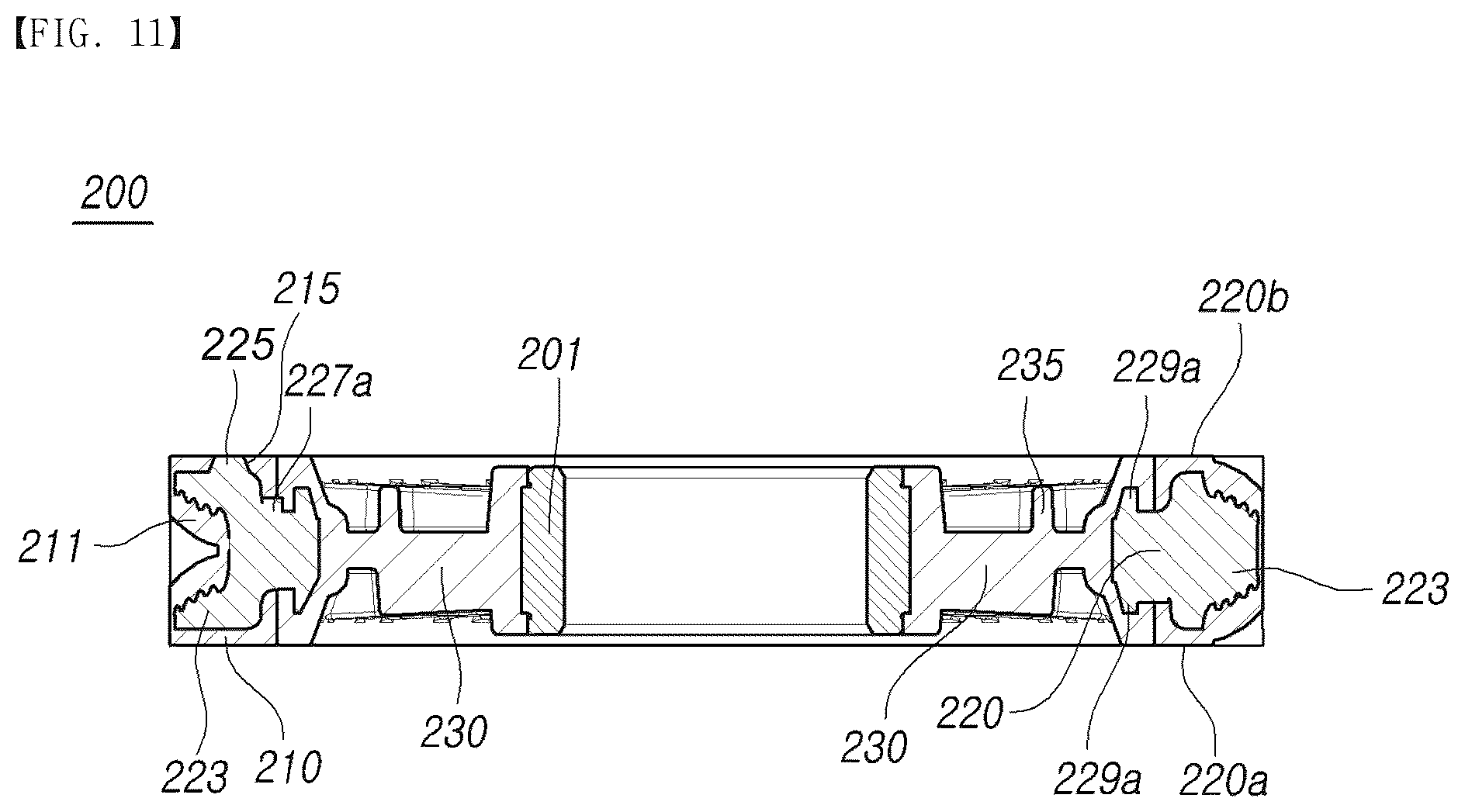 Patent US12103606 Figure 11 – Worm wheel of steering system speed reducer, and manufacturing method therefor