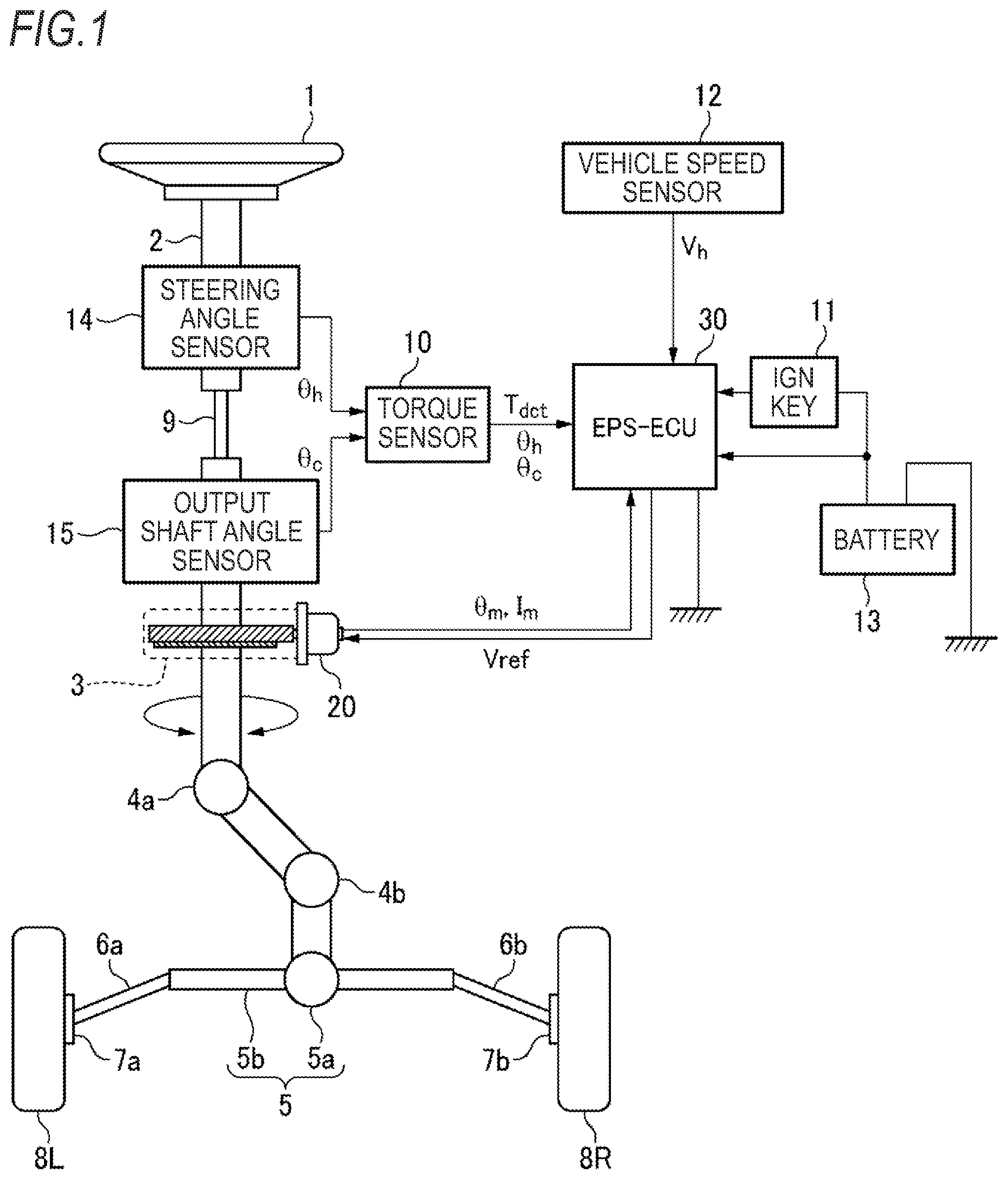 Patent US12103607 Figure 1 – Detection device, detection method and program for detecting end position of turning device