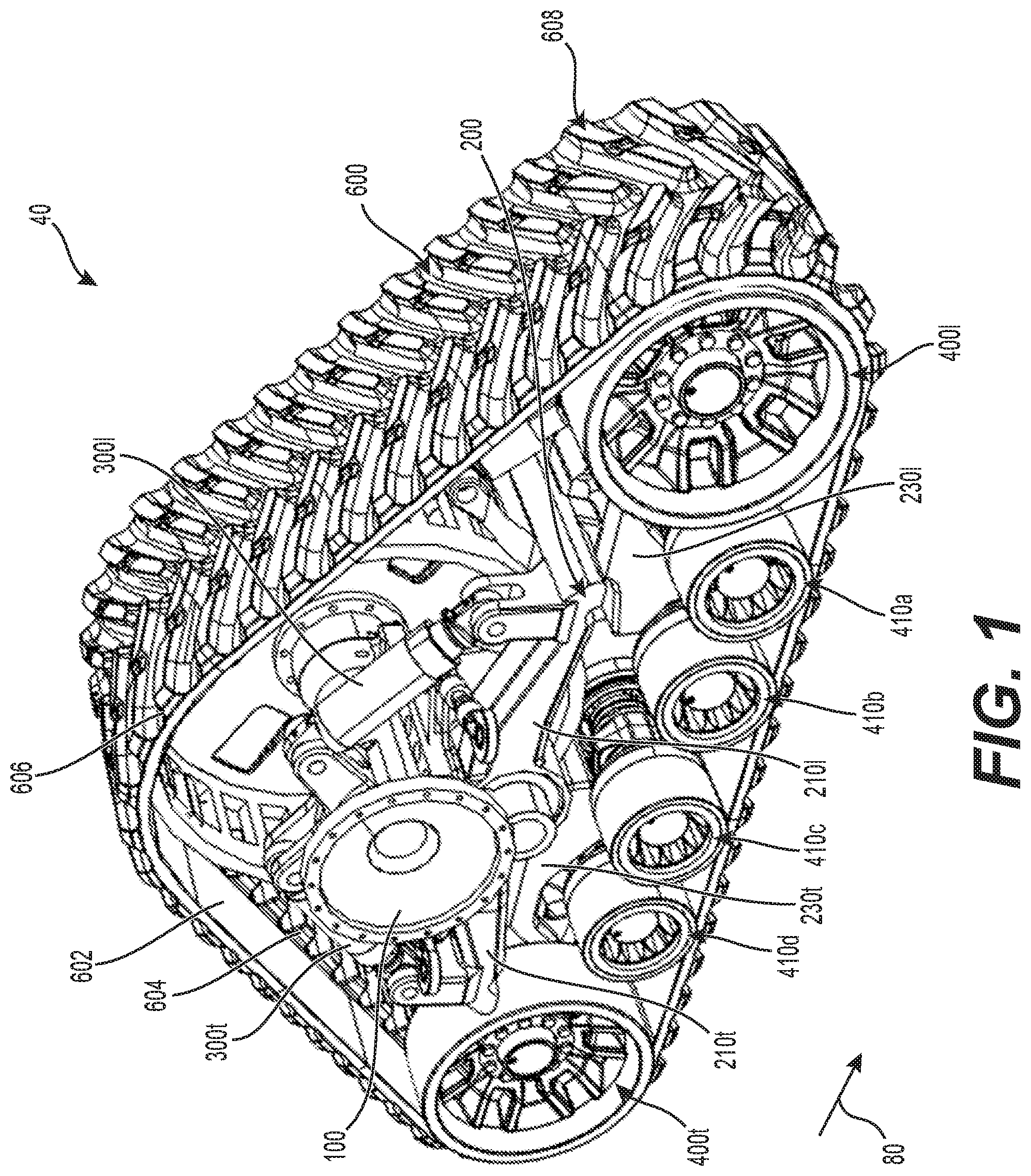 Patent US12103609 Figure 1 – Track system