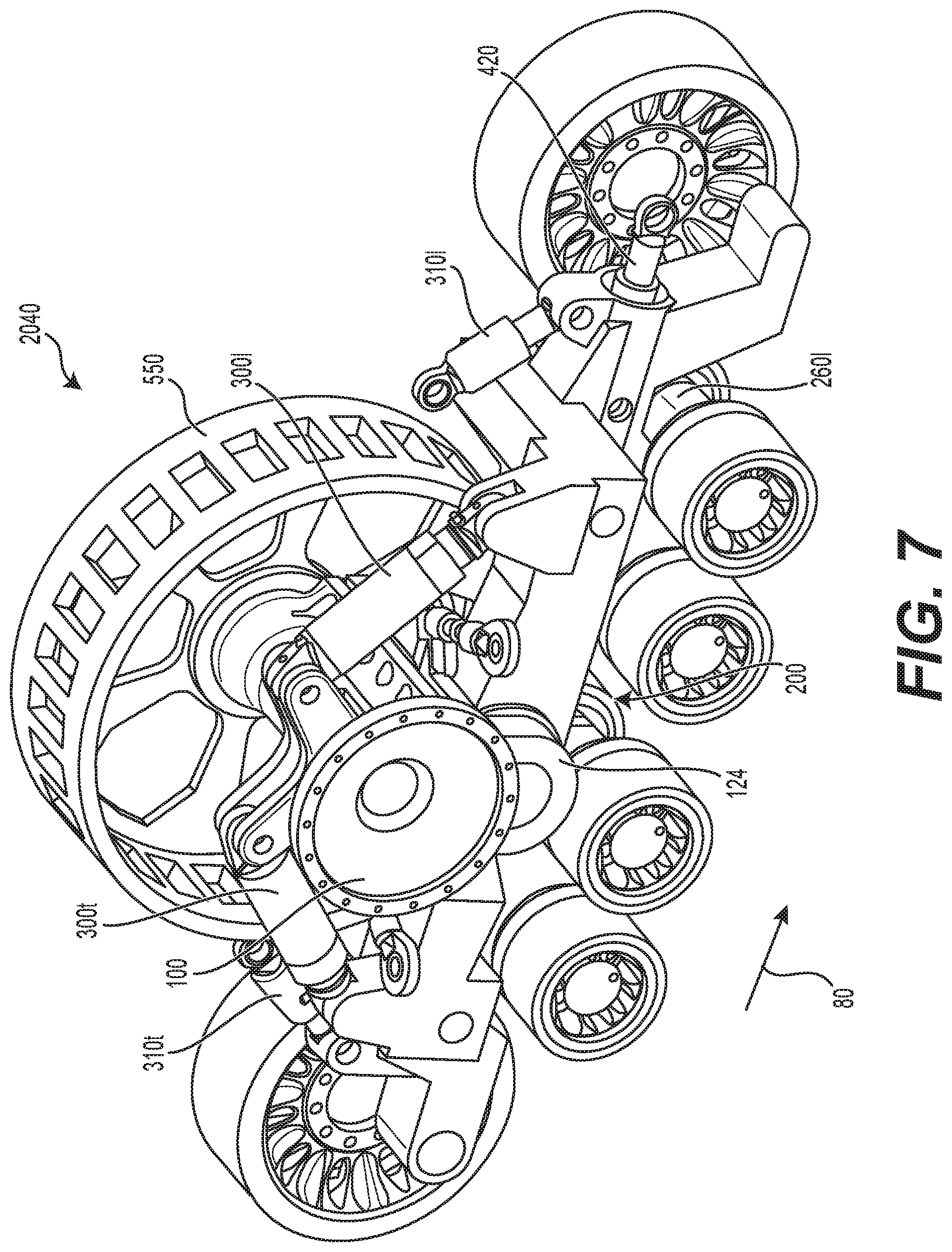 Patent US12103609 Figure 7 – Track system