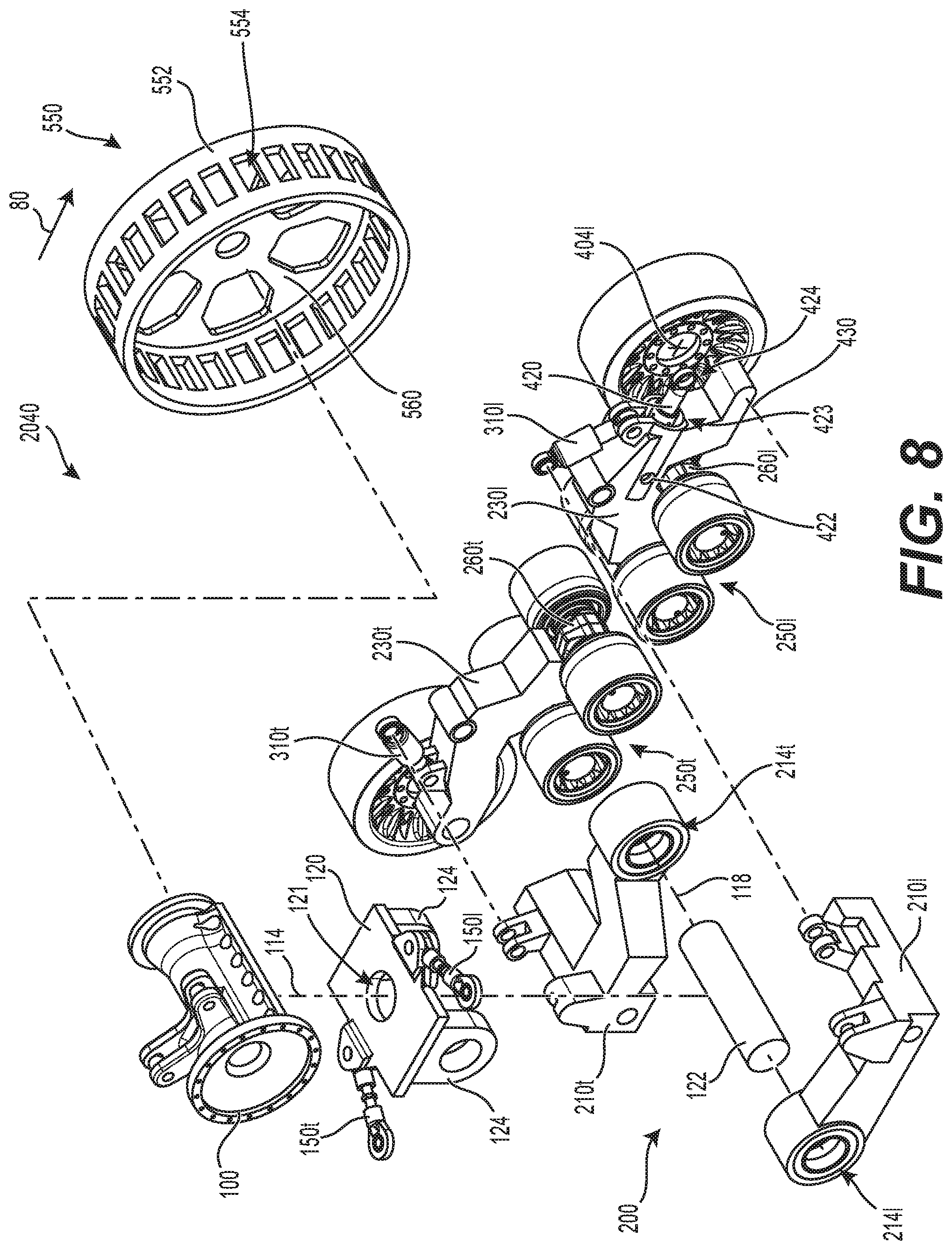 Patent US12103609 Figure 8 – Track system