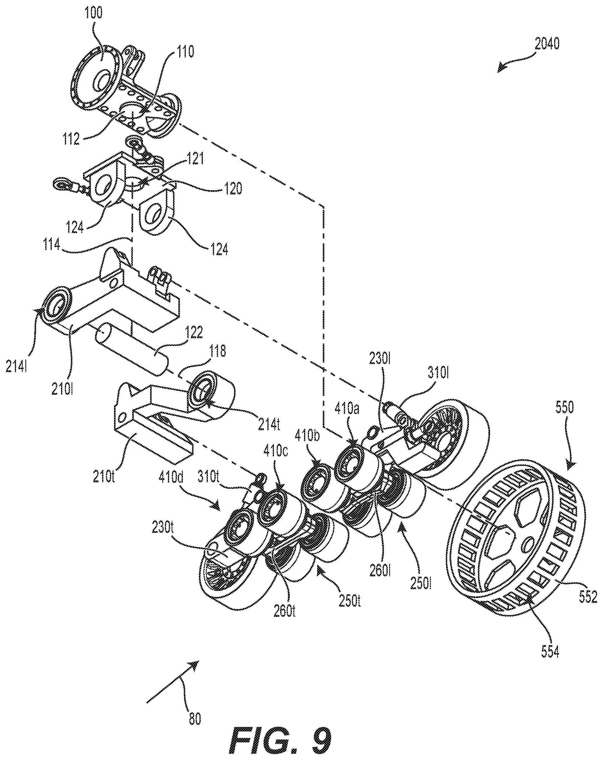 Patent US12103609 Figure 9 – Track system