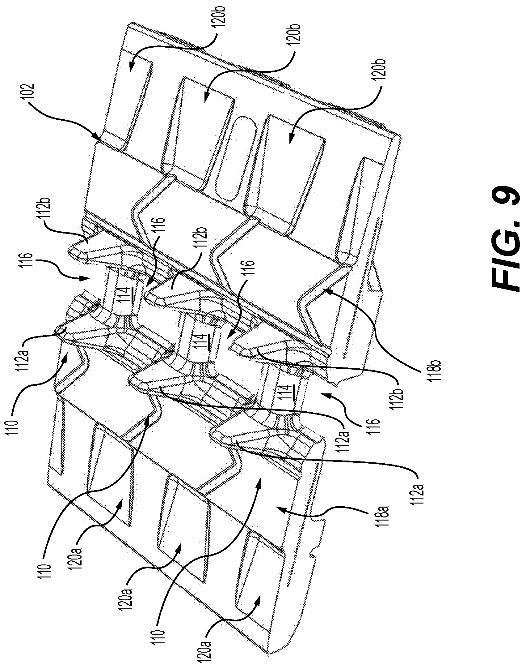 Patent US12103610 Figure 11 – Modular frame, track frame having a modular frame, vehicle having track systems, track system kit, tensioner and track system having a tensioner
