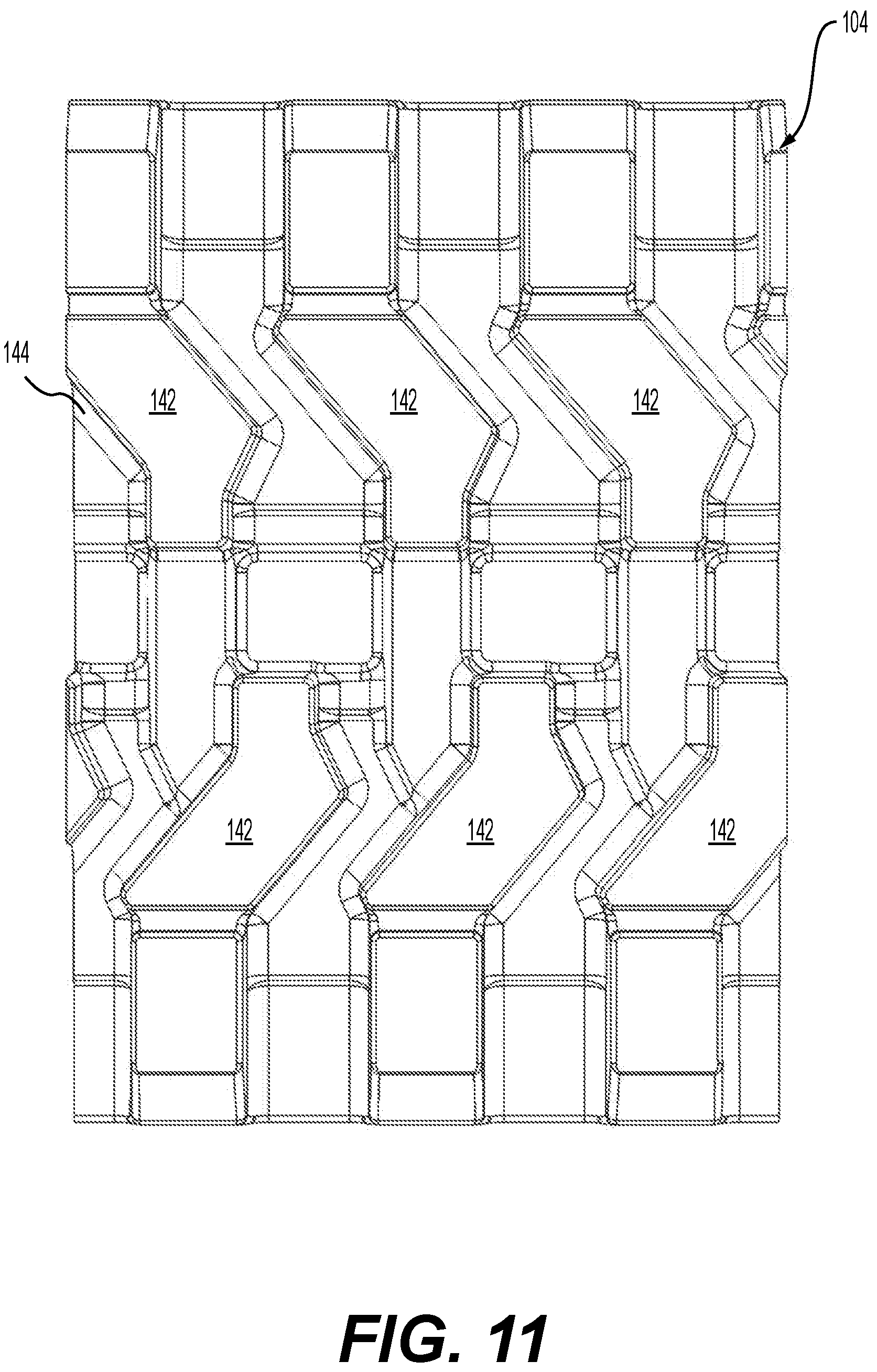 Patent US12103610 Figure 13 – Modular frame, track frame having a modular frame, vehicle having track systems, track system kit, tensioner and track system having a tensioner