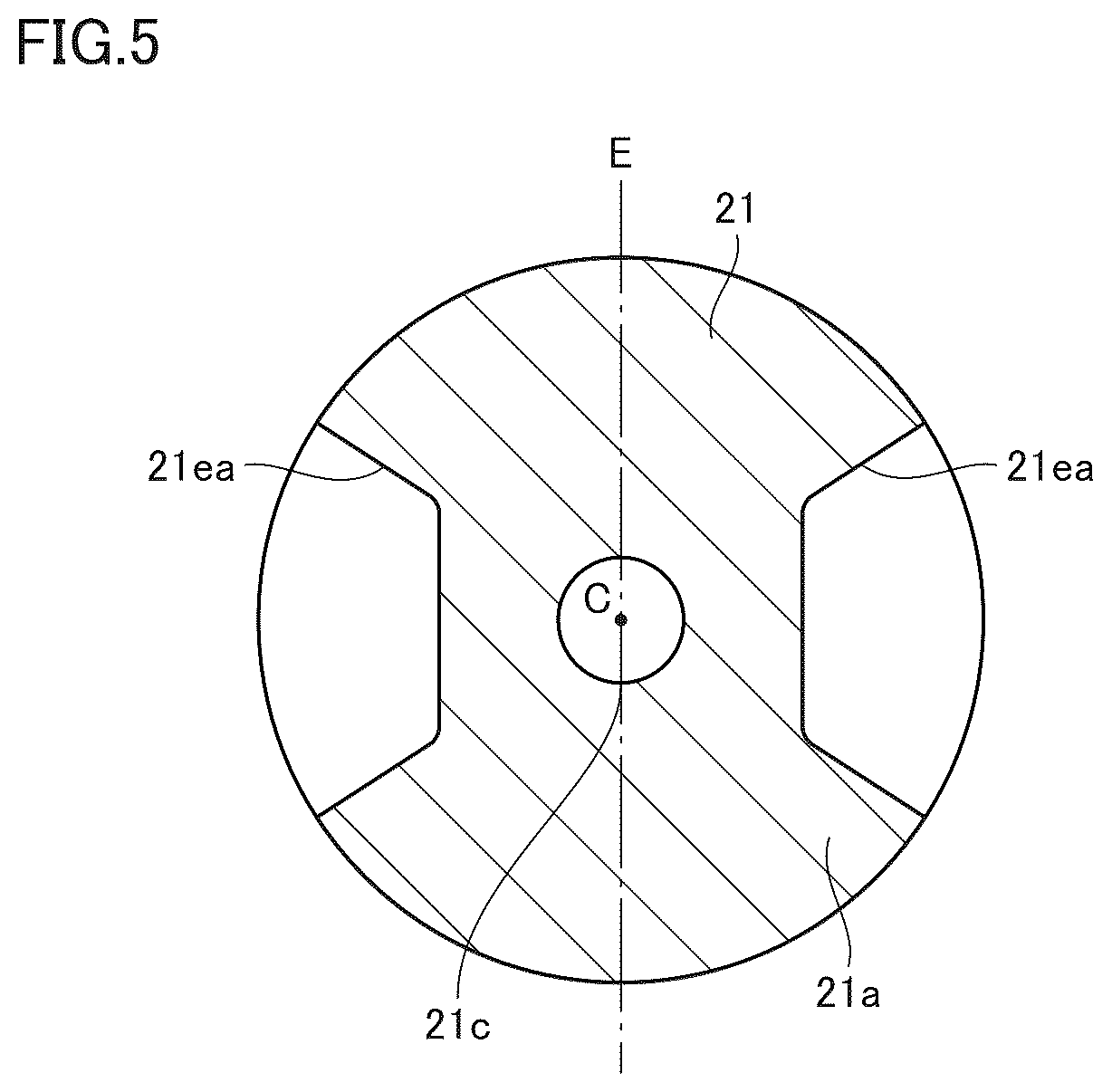 Patent US12103612 Figure 5 – Roller unit of crawler travel unit, crawler travel unit, and work machine