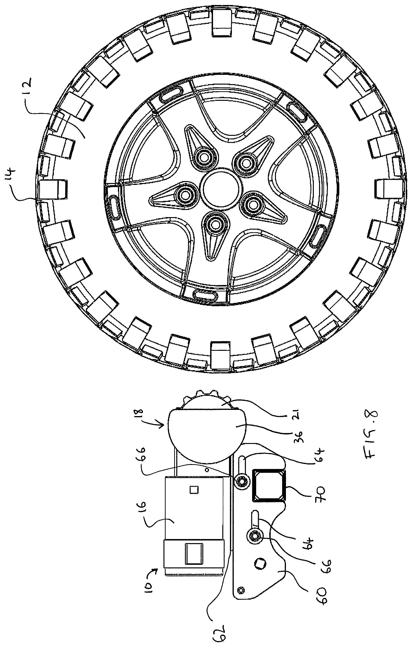 Patent US12103613 Figure 7 – Trailer drive unit