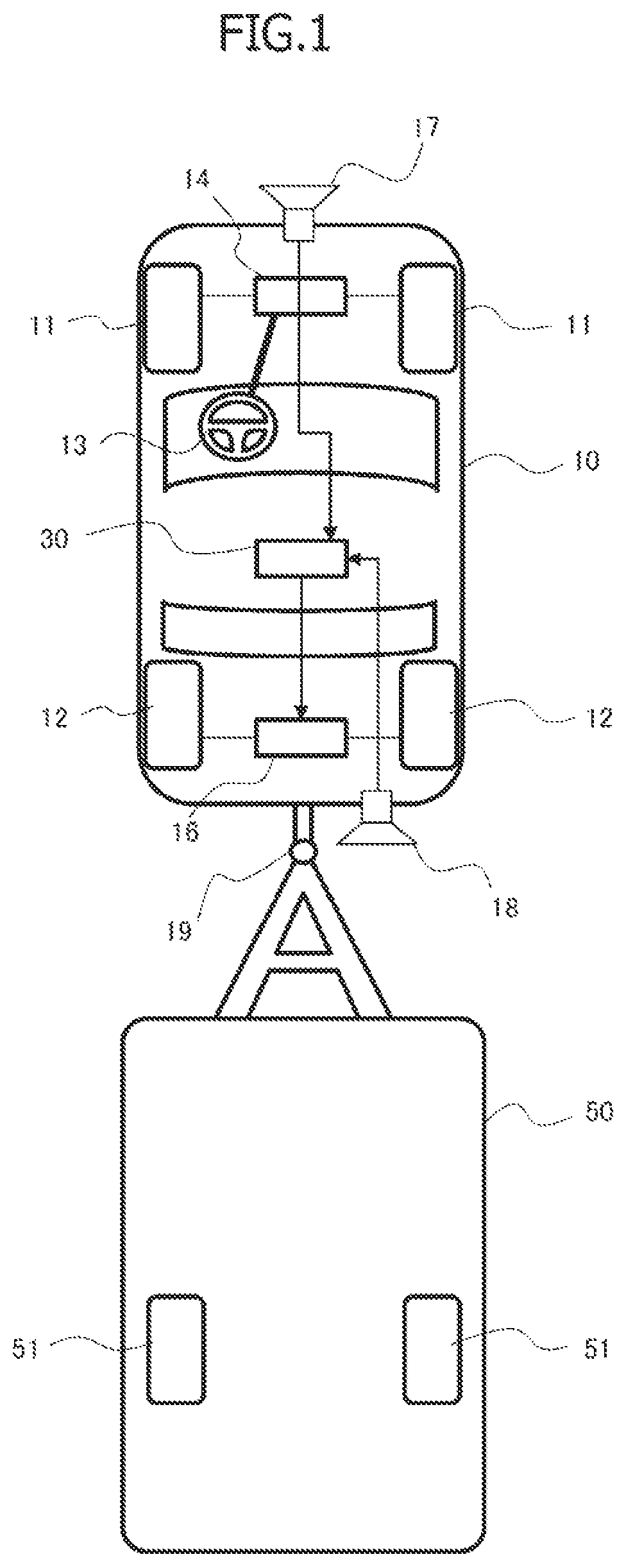 Patent US12103616 Figure 1 – Steering control device, steering control method, and steering control system