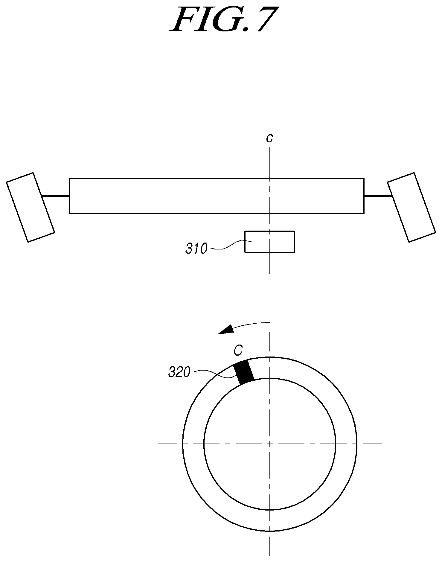 Patent US12103618 Figure 7 – Steering control device and method therefor, and steering control system