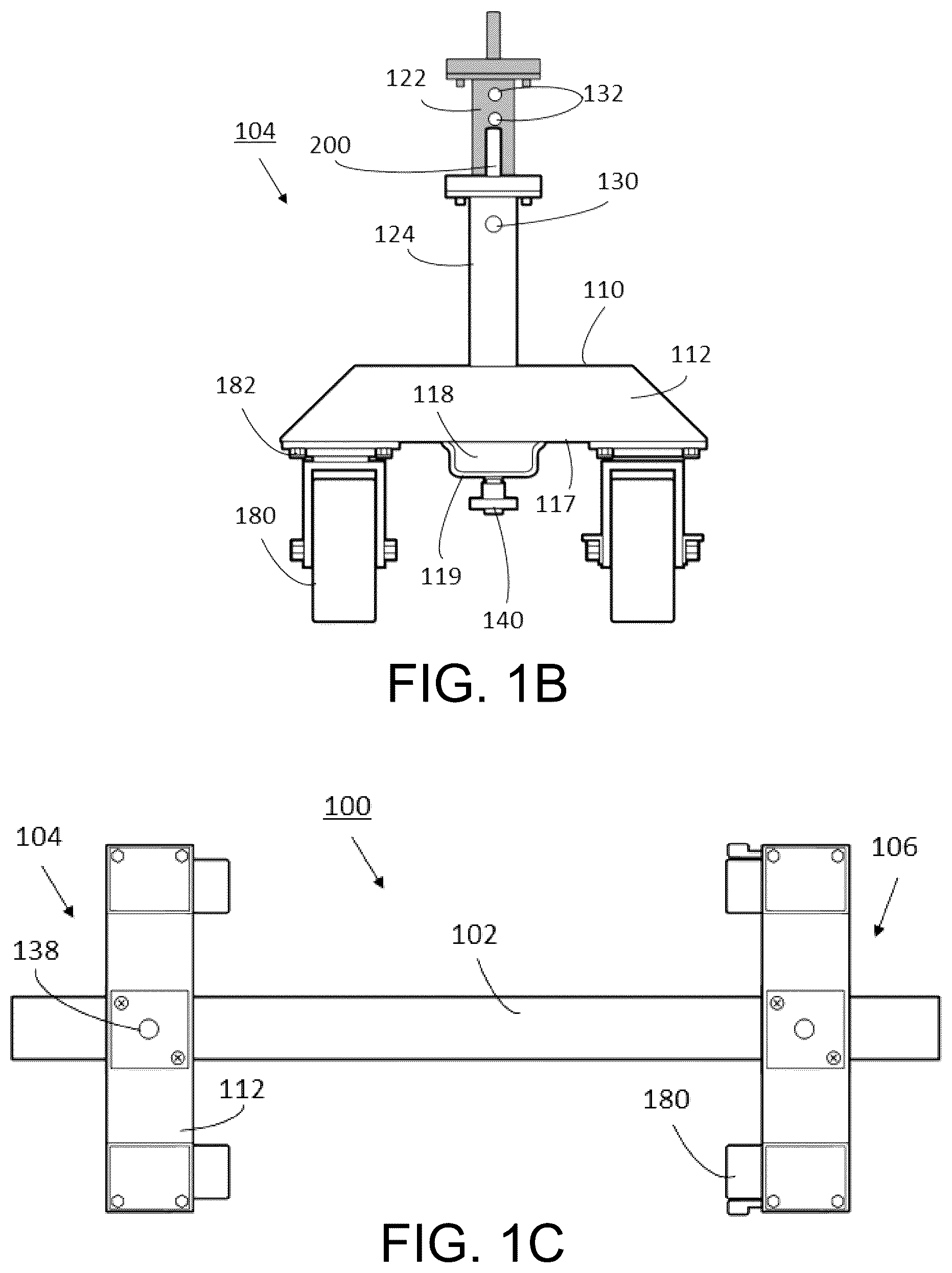 Patent US12103621 Figure 2 – Electric vehicle battery support and transport assemblies