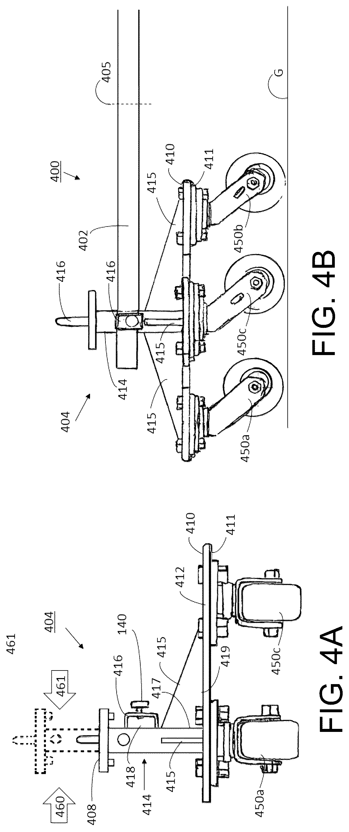 Patent US12103621 Figure 5 – Electric vehicle battery support and transport assemblies