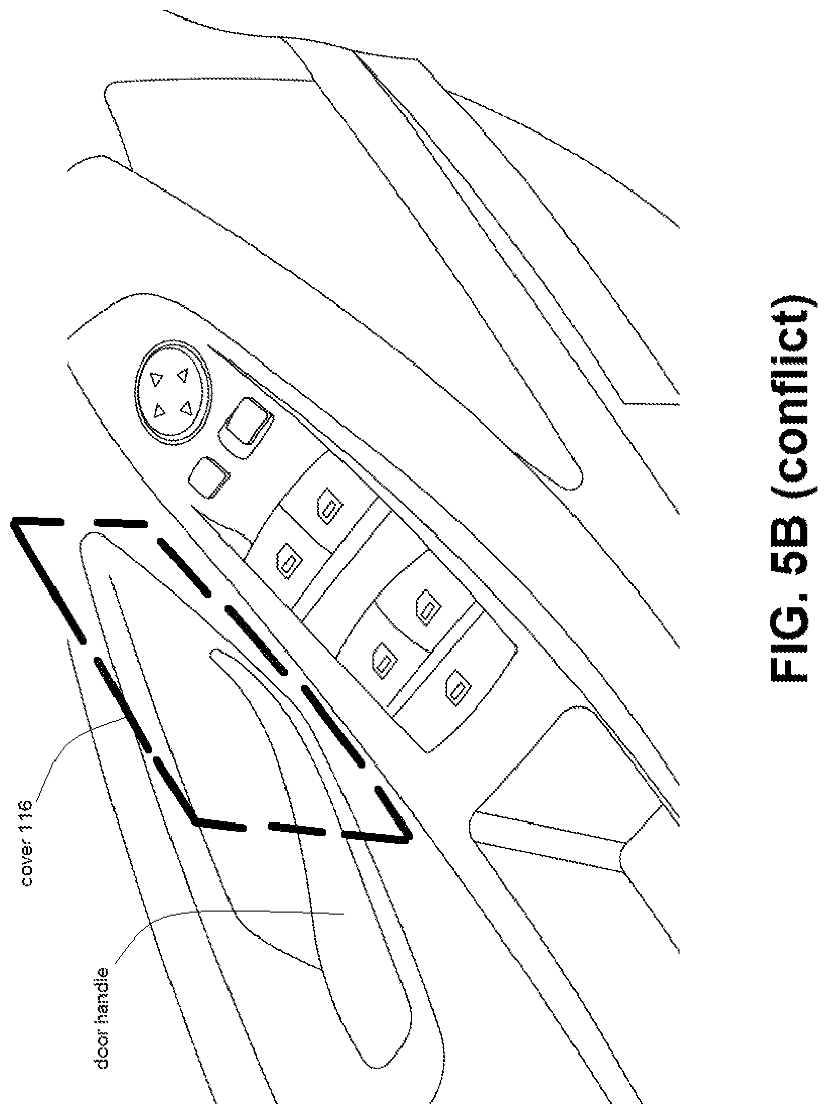 Patent US12103622 Figure 8 – Safety mechanism for vehicle switch panels
