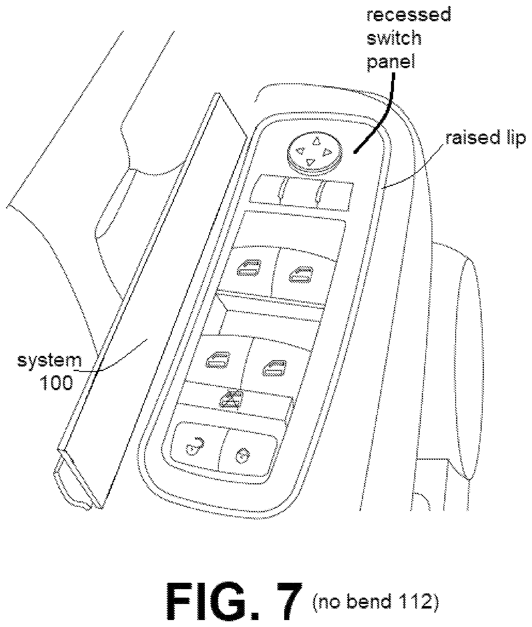 Patent US12103622 Figure 13 – Safety mechanism for vehicle switch panels