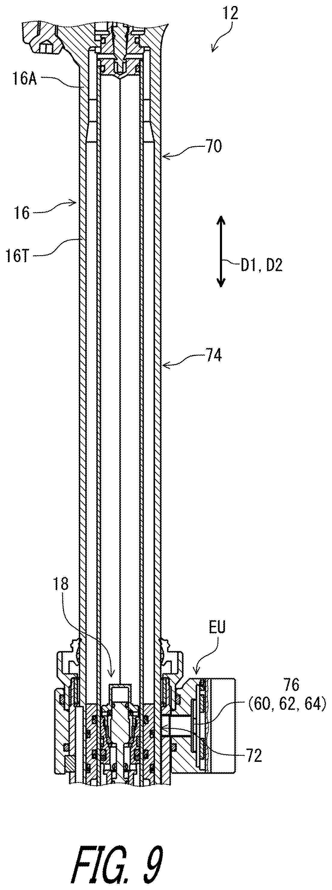 Patent US12103624 Figure 9 – Rider-posture changing device and control system of human-powered vehicle
