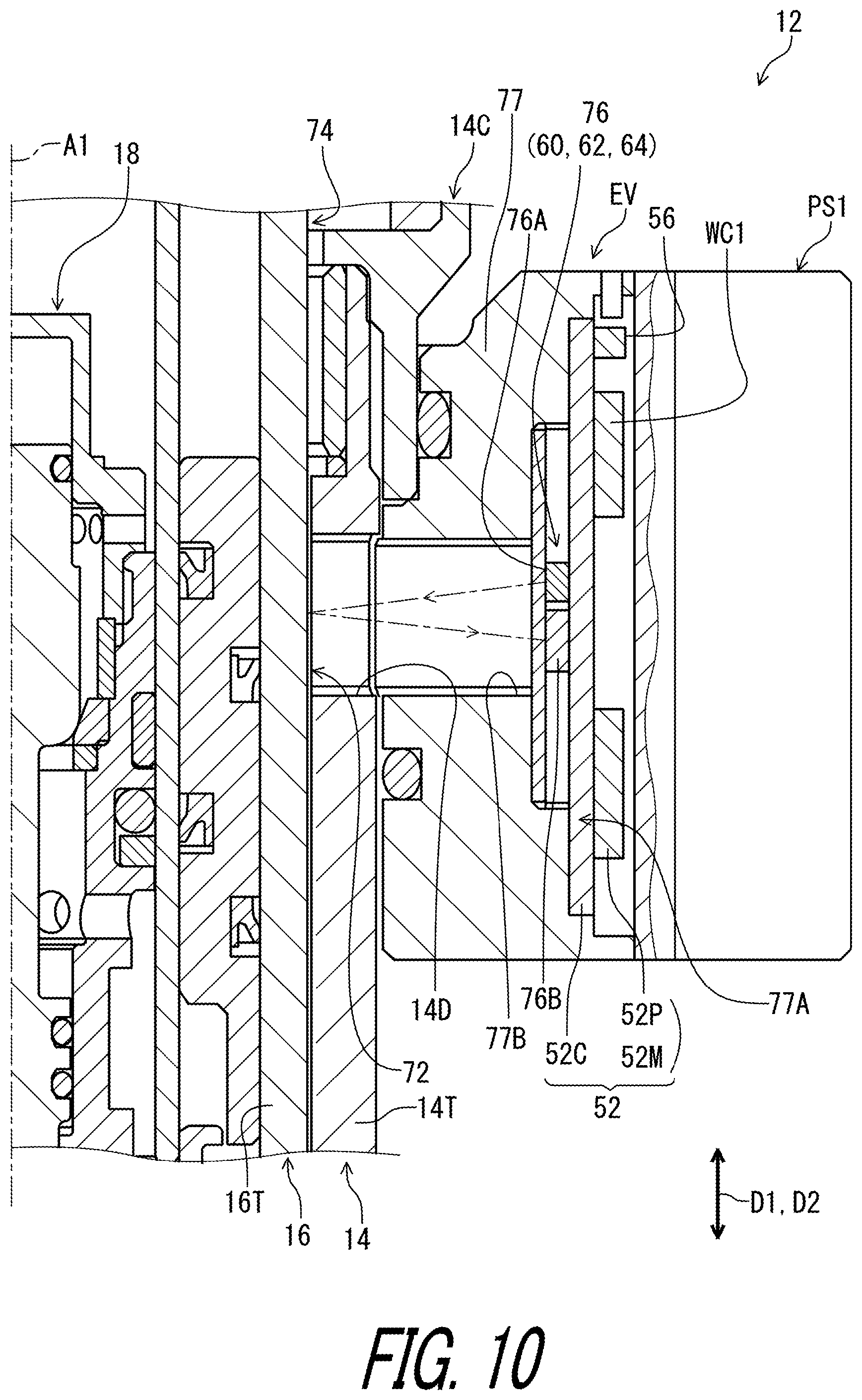 Patent US12103624 Figure 10 – Rider-posture changing device and control system of human-powered vehicle