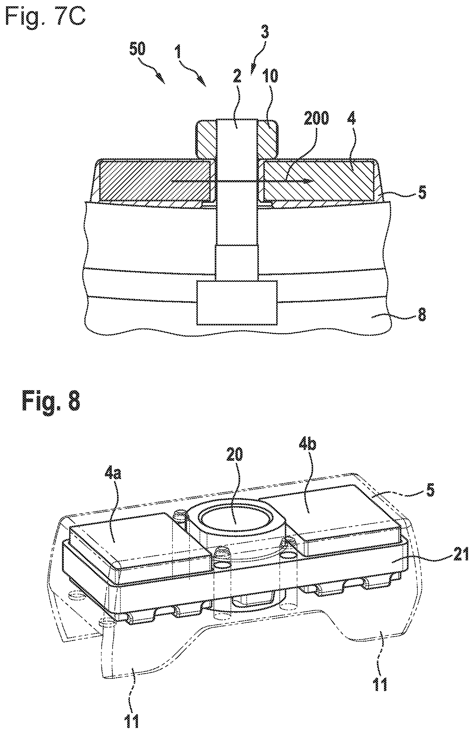 Patent US12103626 Figure 6 – Rim magnet arrangement for fixing a magnet on a rim by way of a stem of a valve